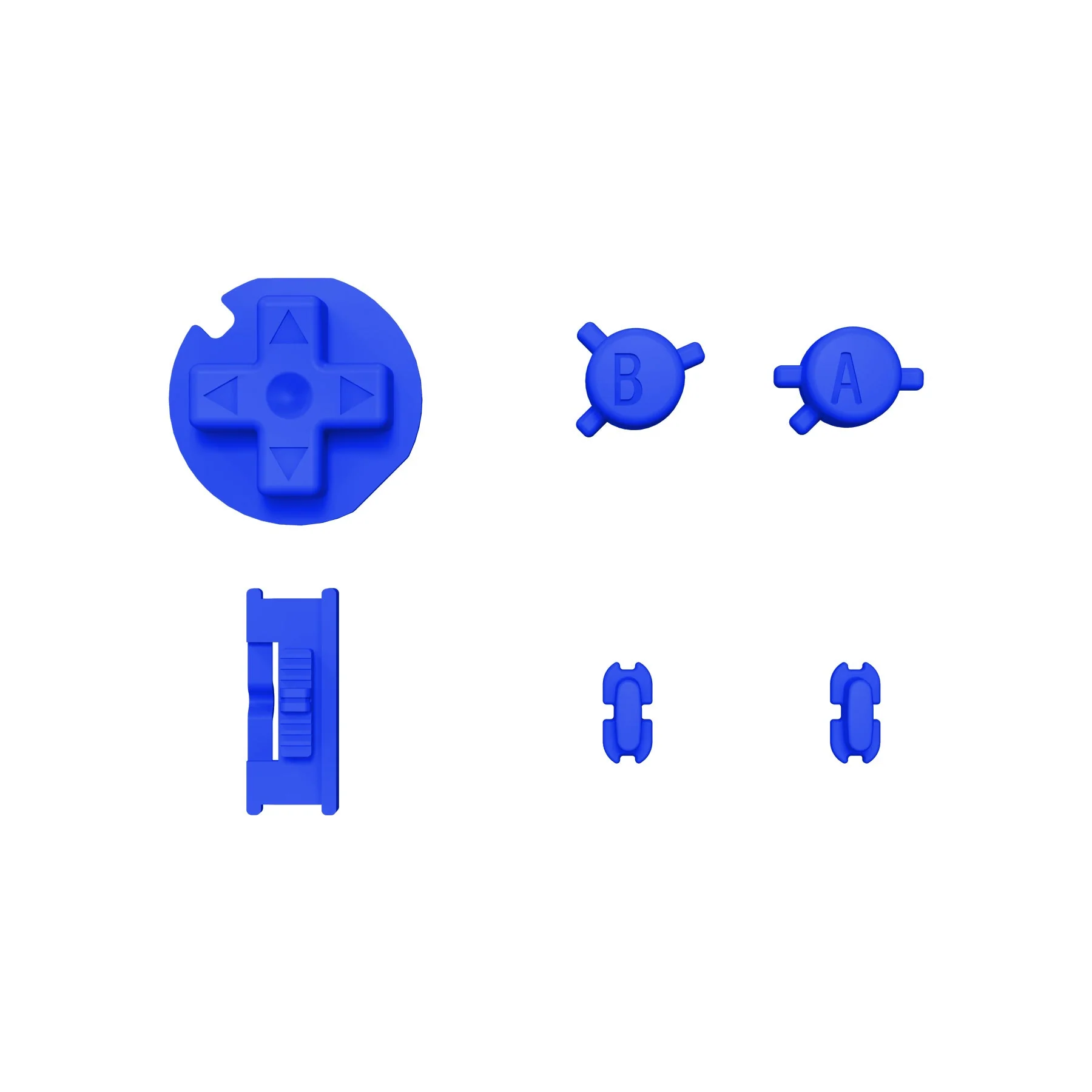 eXtremeRate Replacement Full Set Buttons for Gameboy Color GBC - Blue - Image 2