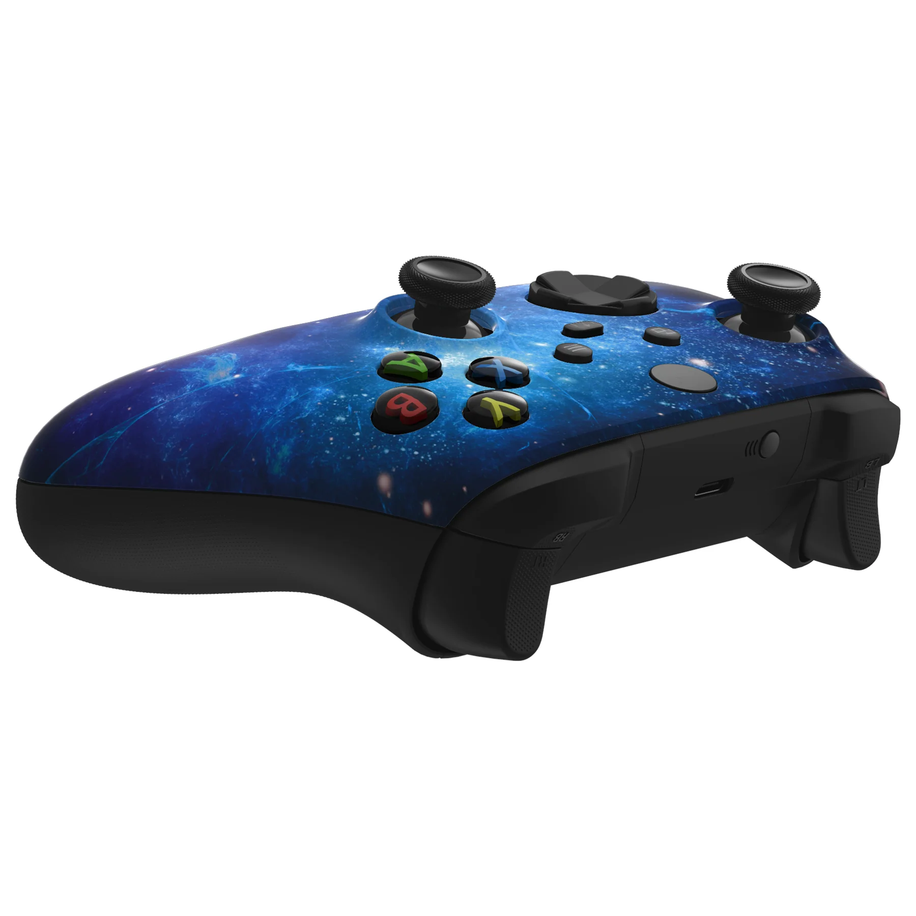 eXtremeRate Replacement Front Housing Shell for Xbox Series X & S Controller - Blue Nebula - Image 6