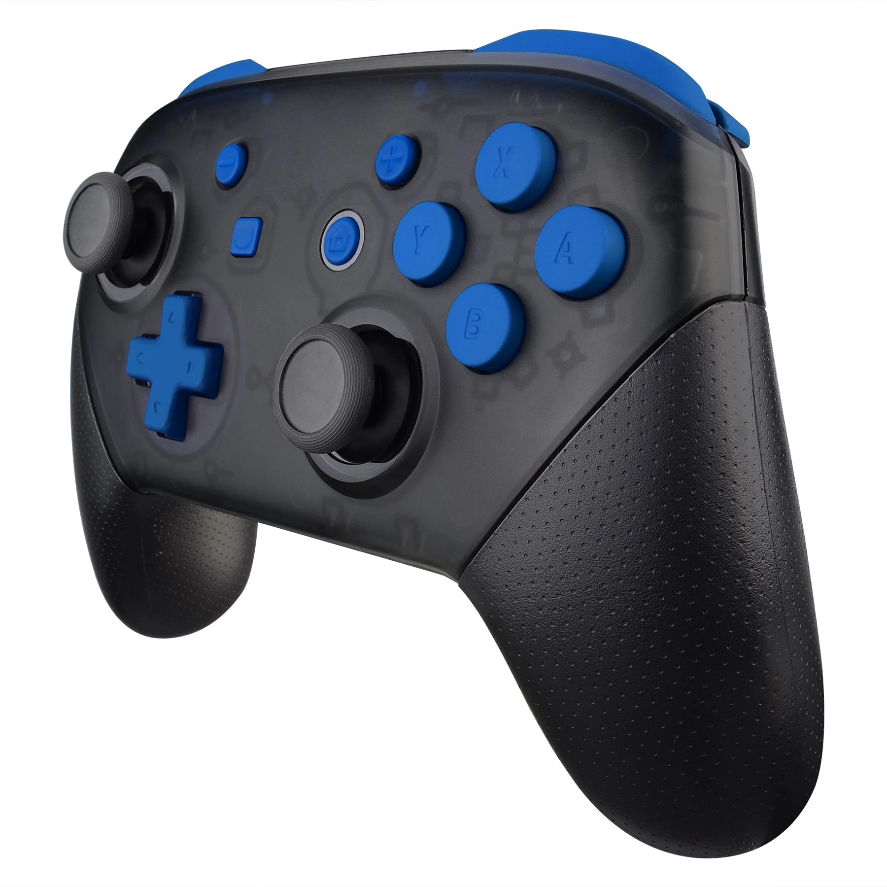 eXtremeRate DIY Replacement Full Set Buttons for Nintendo Switch Pro Controller - Blue - Image 4