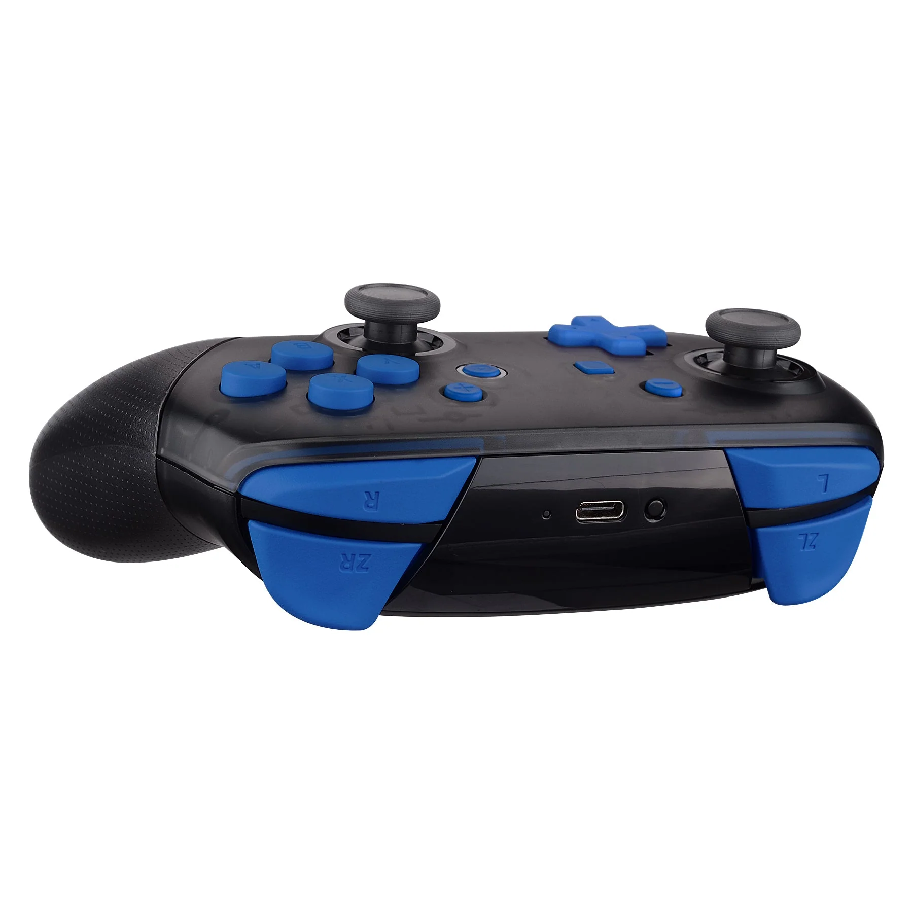 eXtremeRate DIY Replacement Full Set Buttons for Nintendo Switch Pro Controller - Blue - Image 7