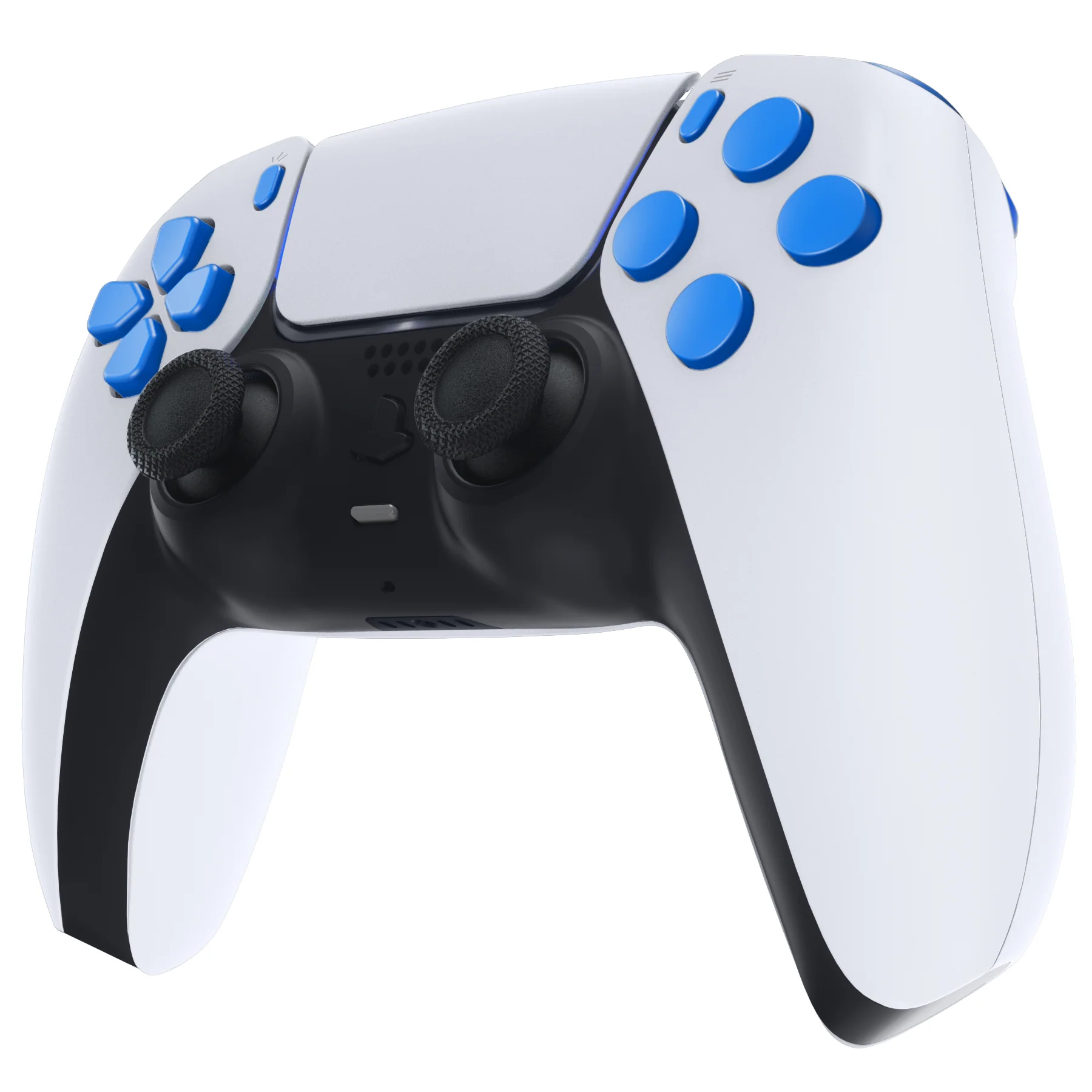 eXtremeRate Replacement Full Set Buttons Compatible with PS5 Controller BDM-030/040/050/060 - Blue - Image 5