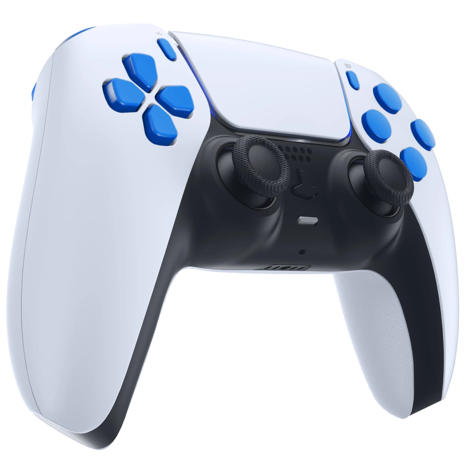 eXtremeRate Replacement Full Set Buttons Compatible with PS5 Controller BDM-030/040/050/060 - Blue - Image 6