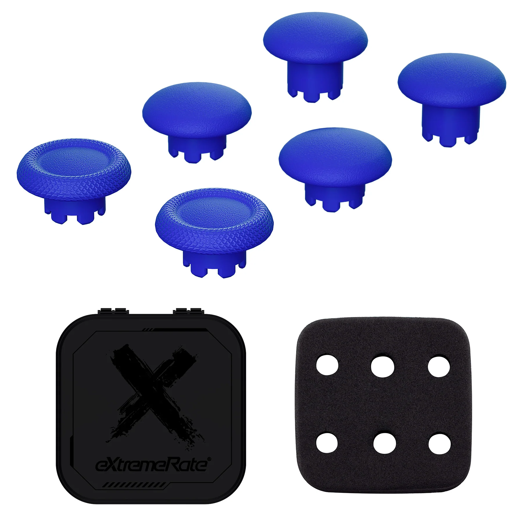 eXtremeRate Replacement Swappable Thumbsticks for PS5 Edge Controller - Blue - Image 2