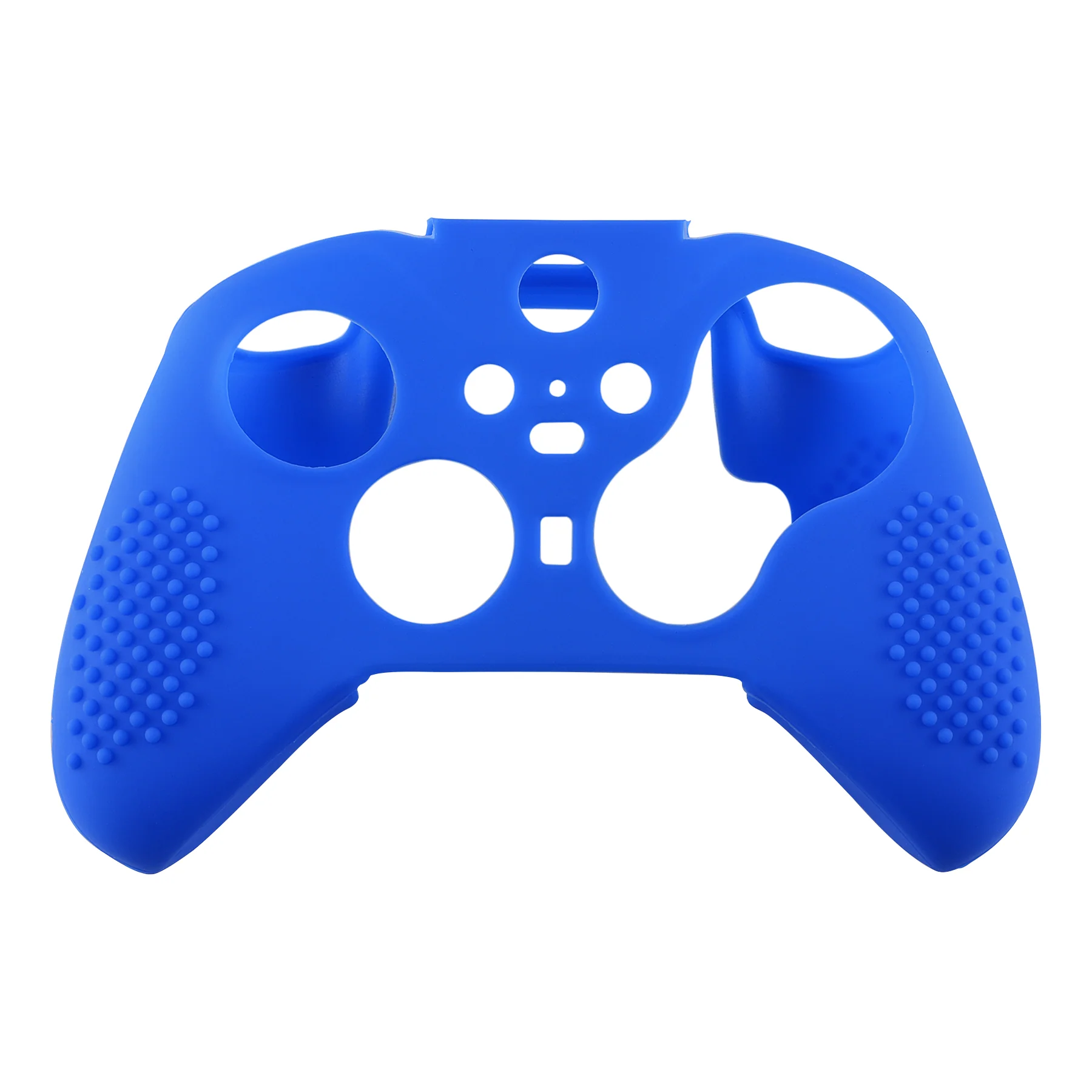 eXtremeRate PlayVital Protective Anti-Slip Silicone Case with Thumb Grips Caps for Xbox One Elite Series 2 & Elite 2 Core Controller - Blue - Image 2