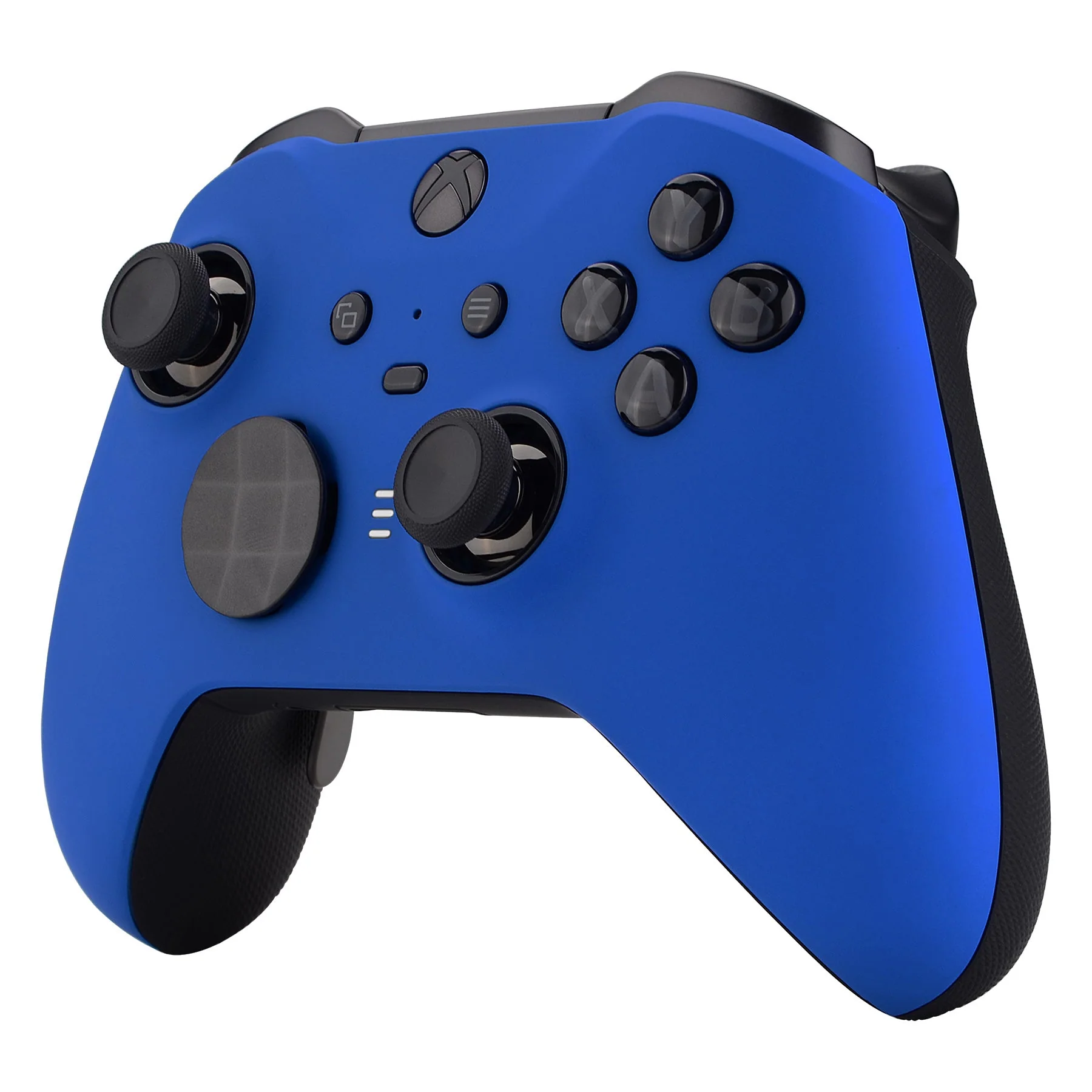 eXtremeRate Replacement Front Housing Shell Case with Accent Rings for Xbox One Elite Series 2 & Elite 2 Core Controller (Model 1797) - Blue - Image 5