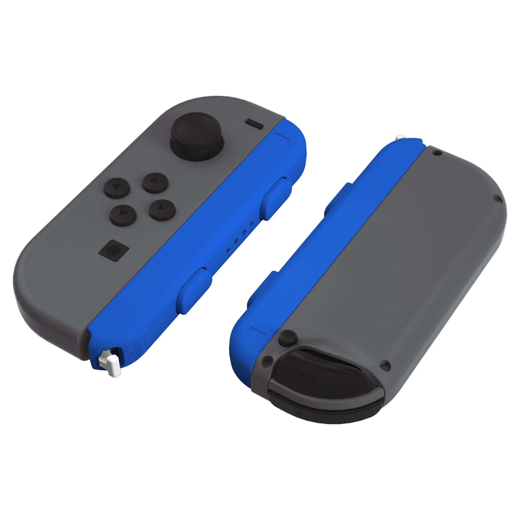 eXtremeRate 2 Pack Custom Replacement shell for Joycon Strap of NS Switch - Blue - Image 4