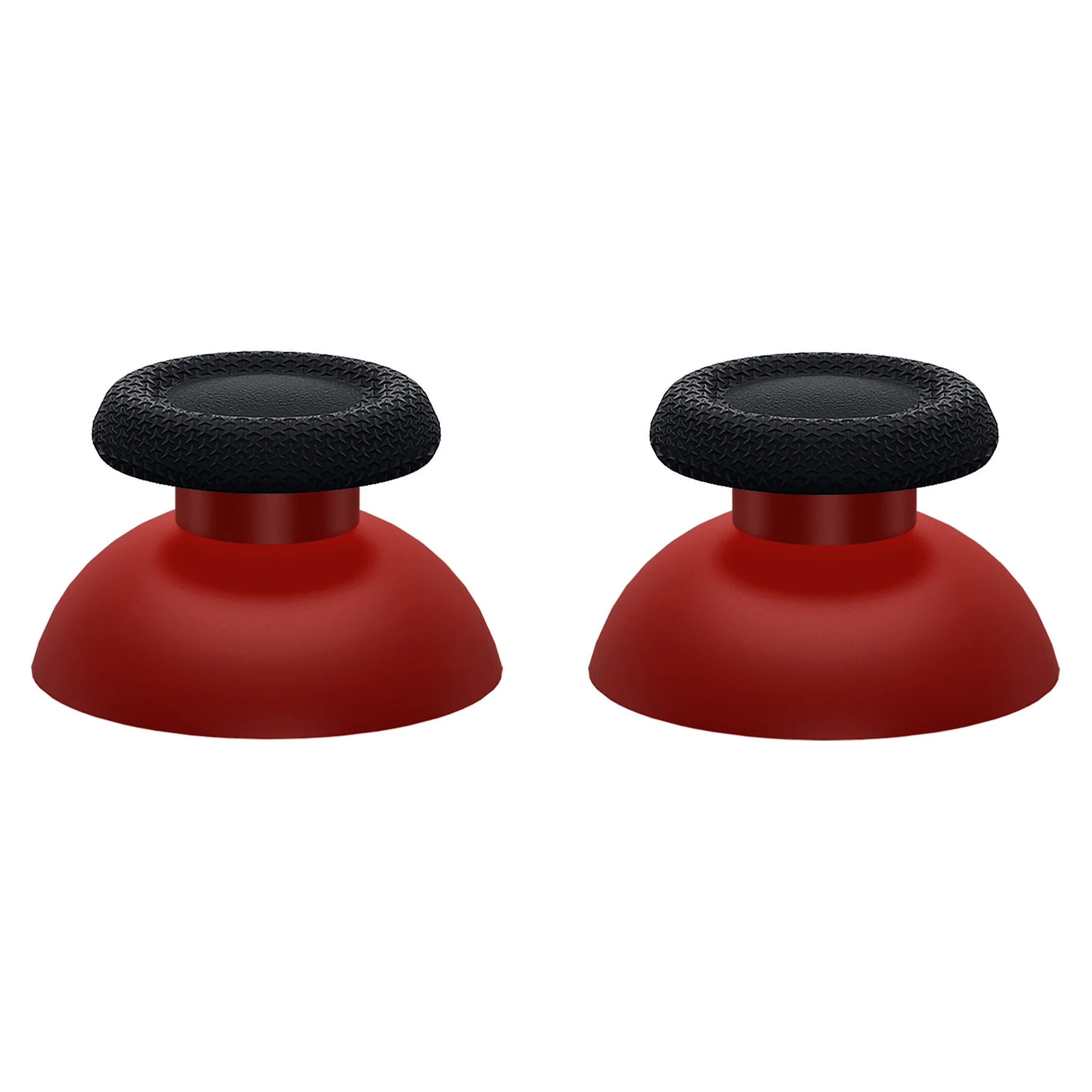 eXtremeRate Replacement Dual-Color Thumbsticks Analog Stick Joystick Compatible with PS5 & PS4 All Model Controller - Carmine Red & Black - Image 5