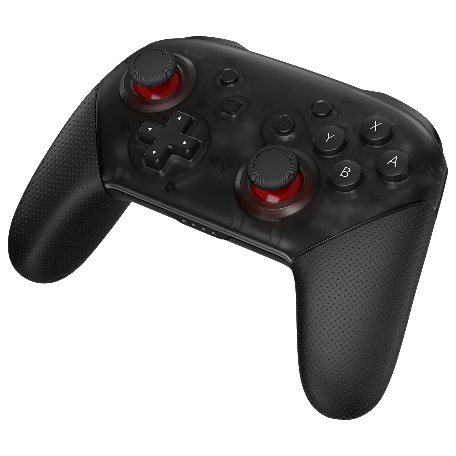 eXtremeRate Replacement Dual-color 3D Joystick Thumbsticks for Nintendo Switch Pro Controller - Carmine Red & Black - Image 3