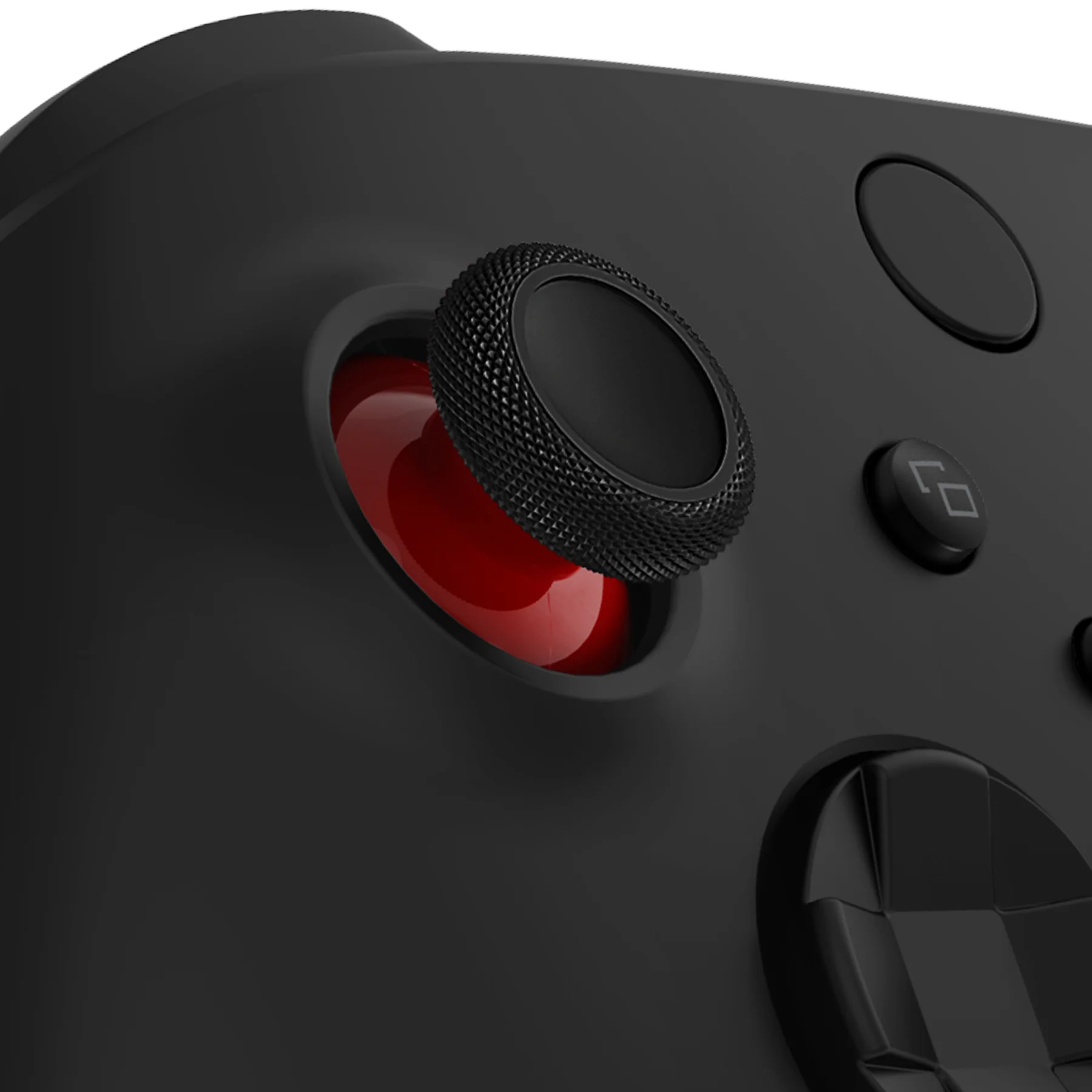 eXtremeRate Replacement Thumbsticks for Xbox Series X/S Controller & Xbox One X/S Controller & Xbox One Standard Controller & Xbox One Elite Controller - Carmine Red & Black - Image 2
