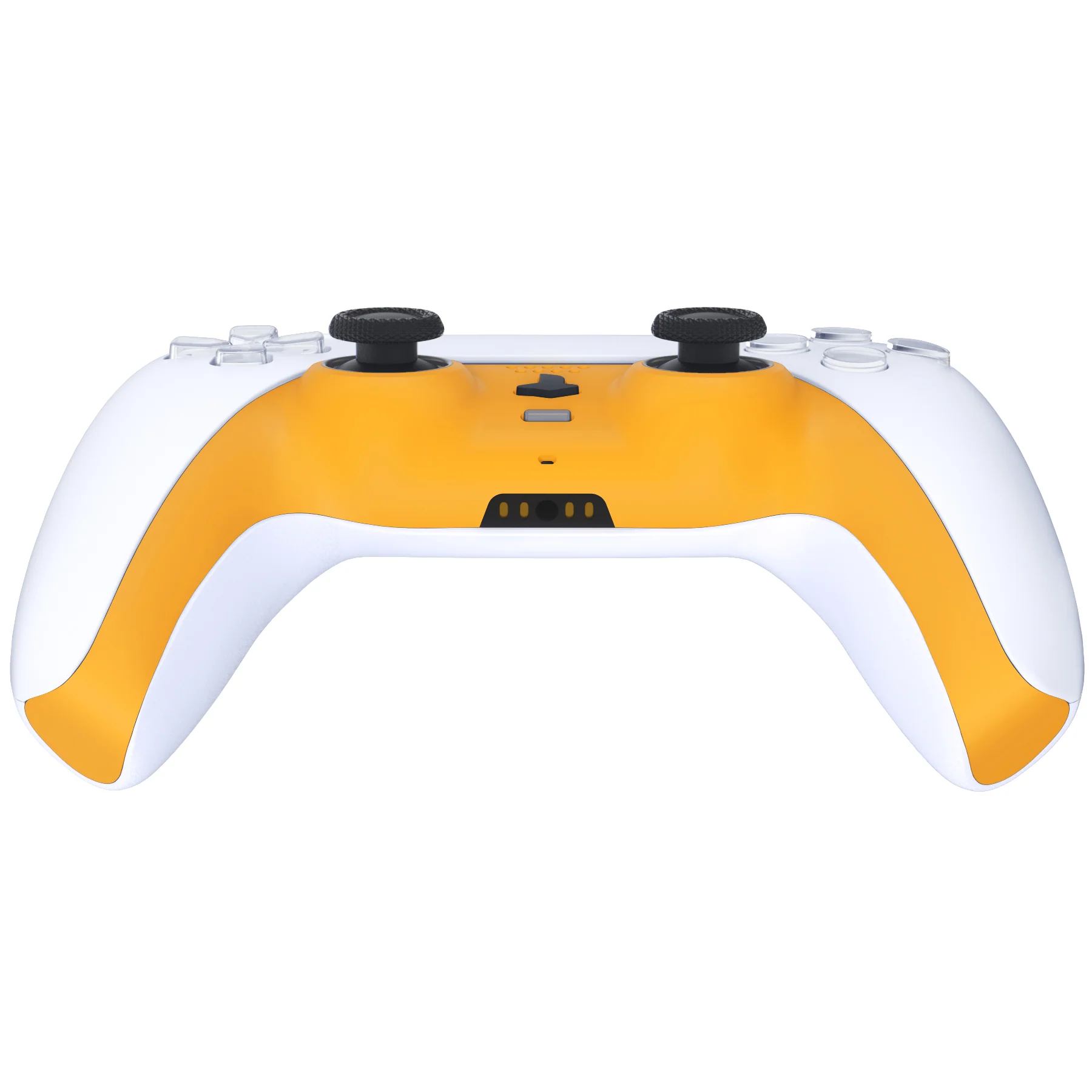 eXtremeRate Replacement Decorative Trim Shell with Accent Rings Compatible with PS5 Controller BDM-010/020/030/040/050 - Caution Yellow - Image 6
