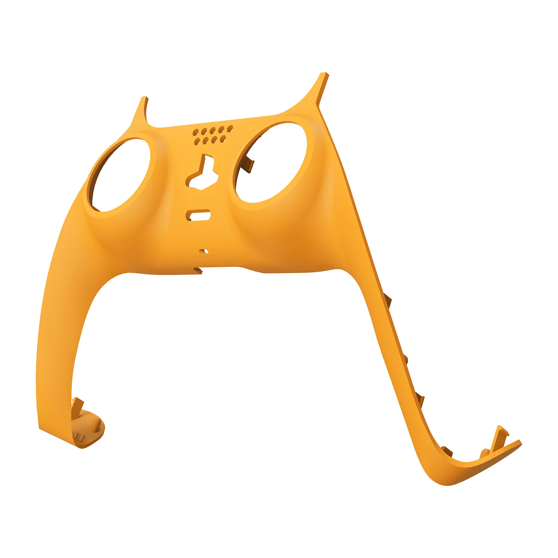 eXtremeRate Replacement Decorative Trim Shell with Accent Rings Compatible with PS5 Controller BDM-010/020/030/040/050 - Caution Yellow - Image 8
