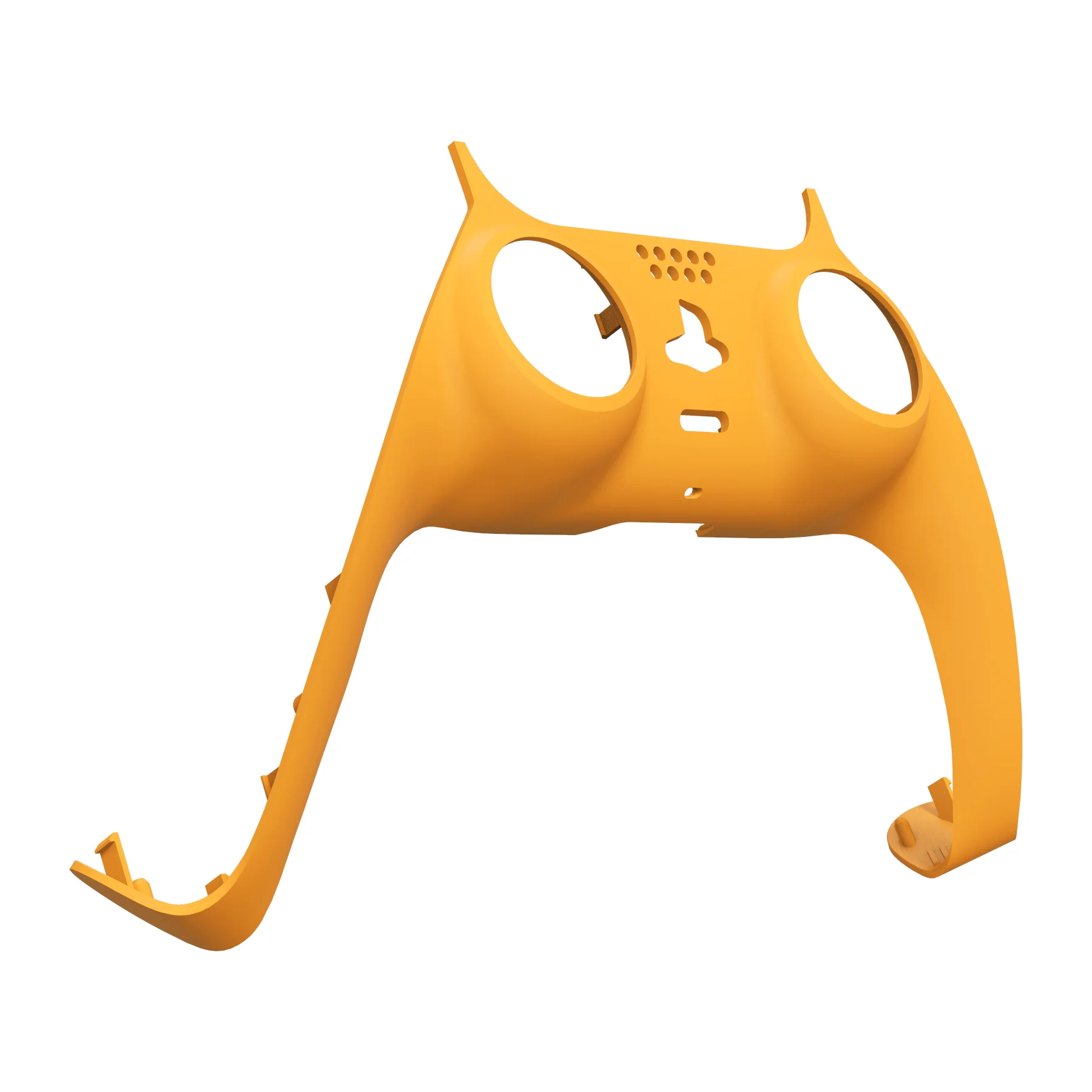 eXtremeRate Replacement Decorative Trim Shell with Accent Rings Compatible with PS5 Controller BDM-010/020/030/040/050 - Caution Yellow - Image 9