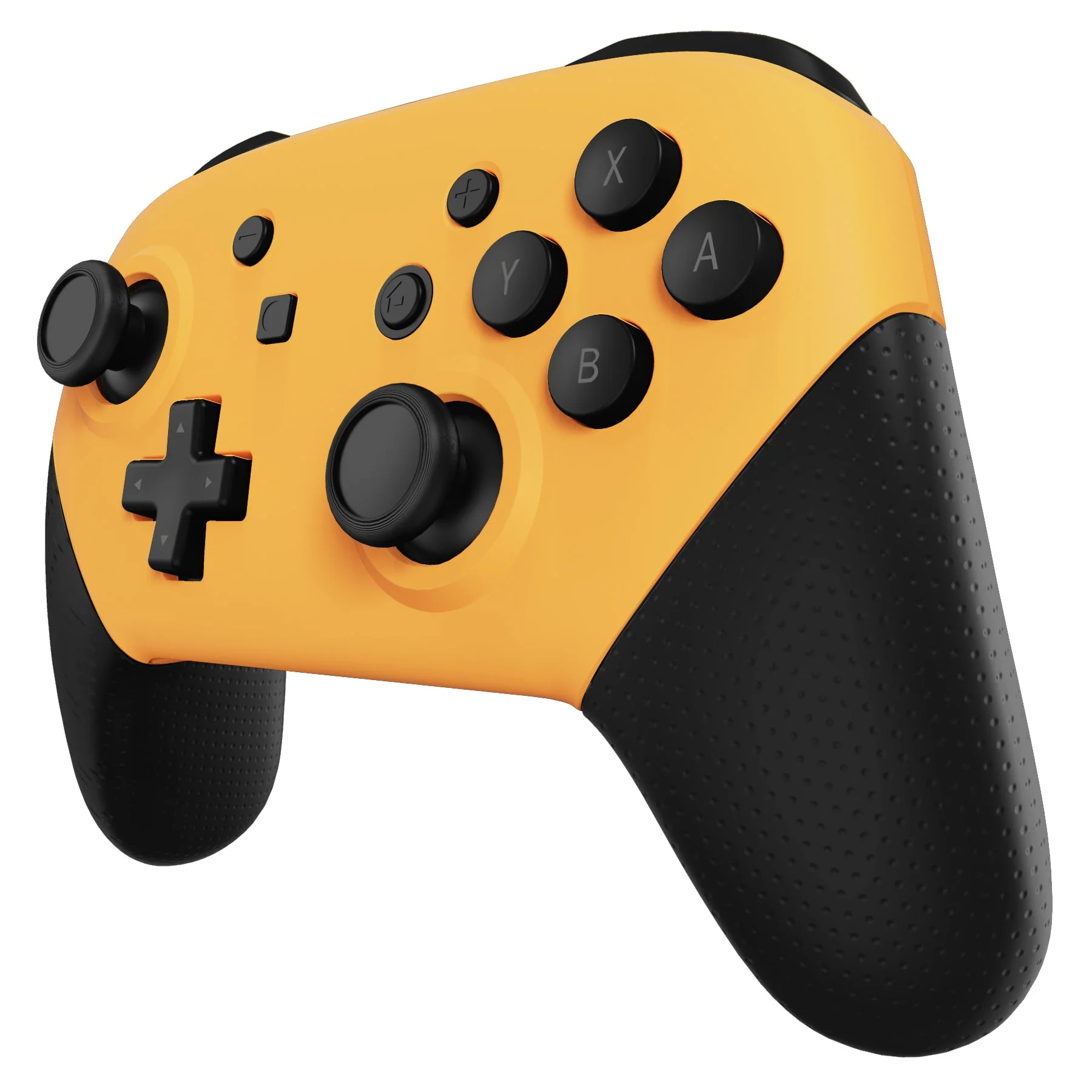 eXtremeRate Replacement Faceplate and Backplate for Nintendo Switch Pro Controller - Caution Yellow - Image 4