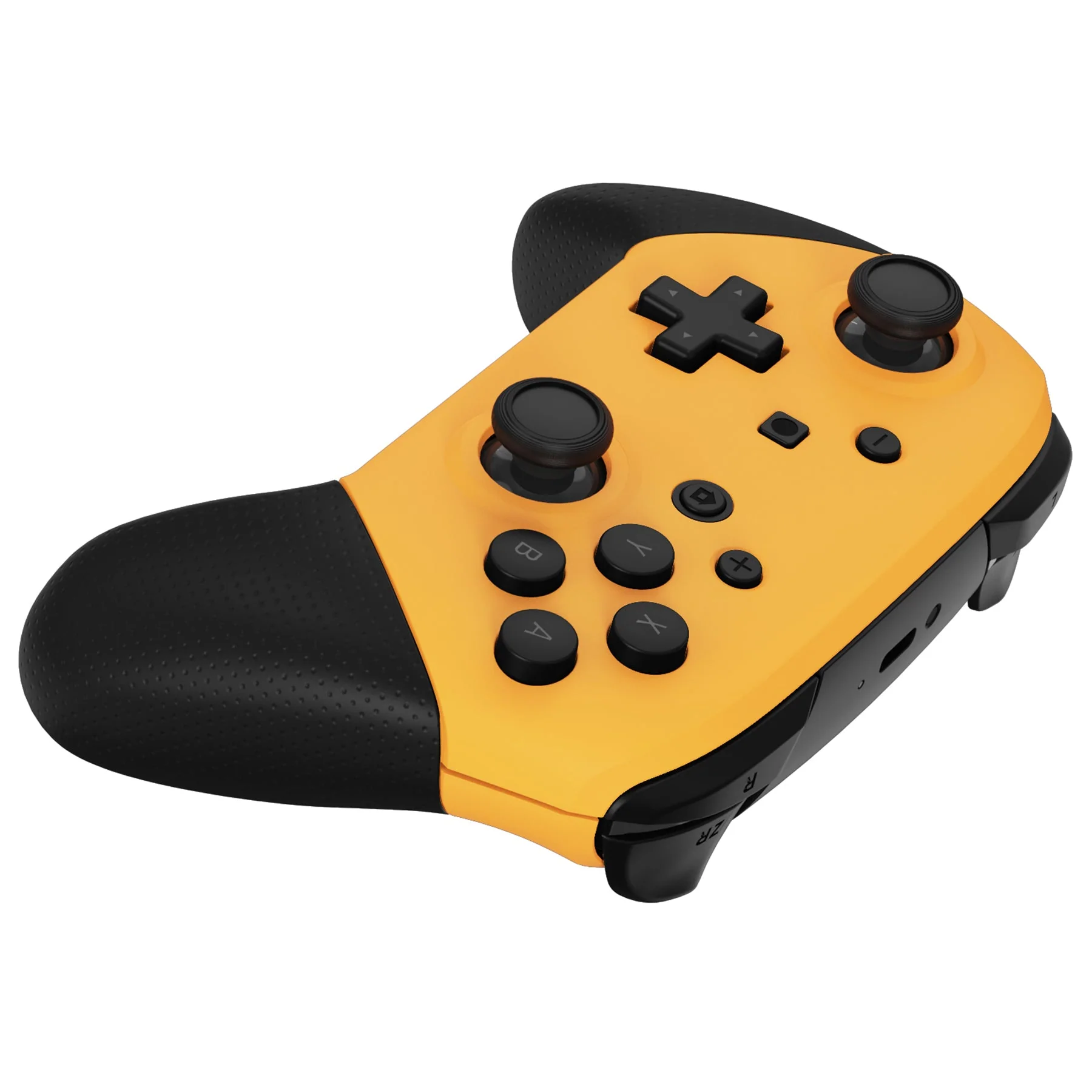 eXtremeRate Replacement Faceplate and Backplate for Nintendo Switch Pro Controller - Caution Yellow - Image 6