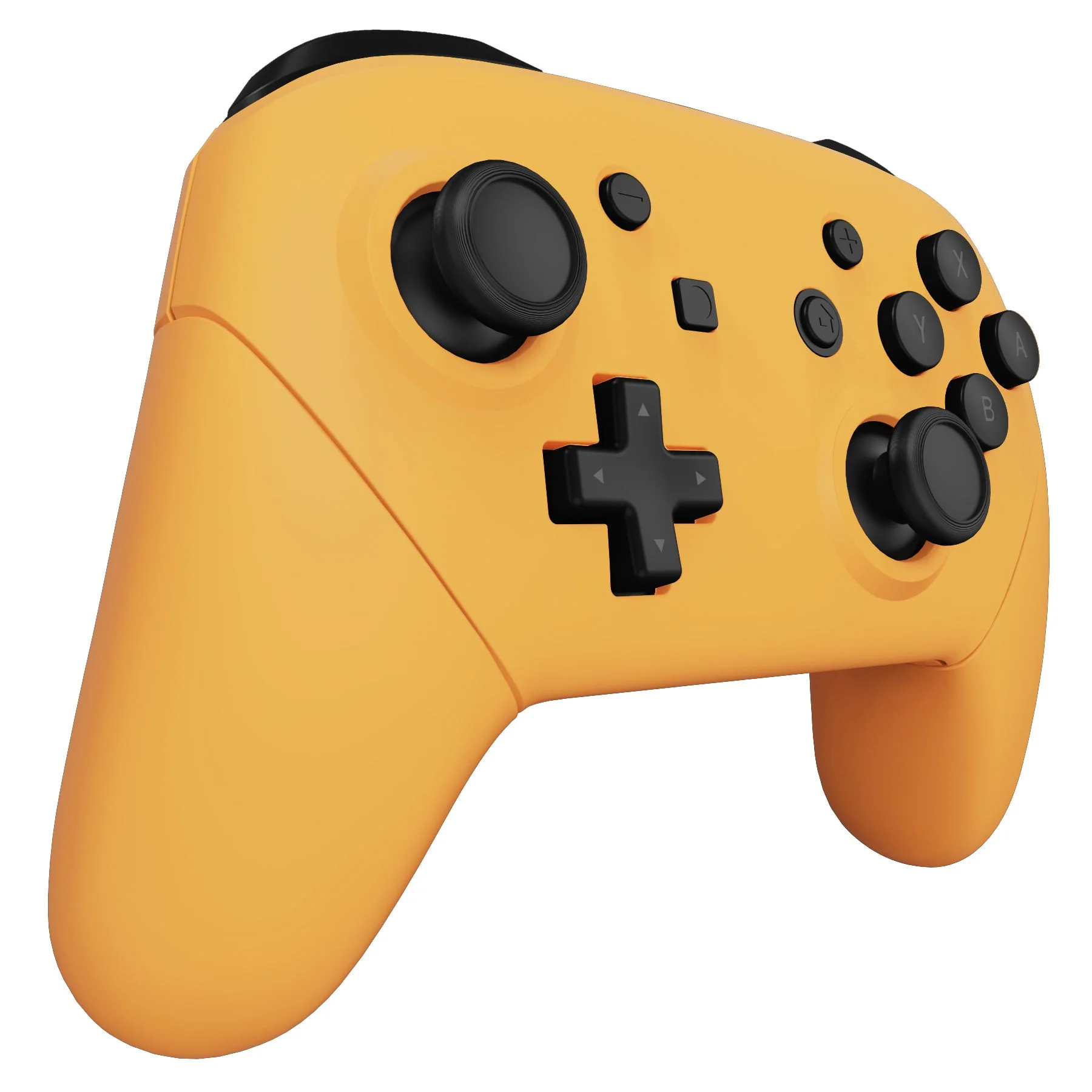 eXtremeRate Replacement Full Set Shell Faceplate Backplate Handles for Nintendo Switch Pro - Caution Yellow - Image 5