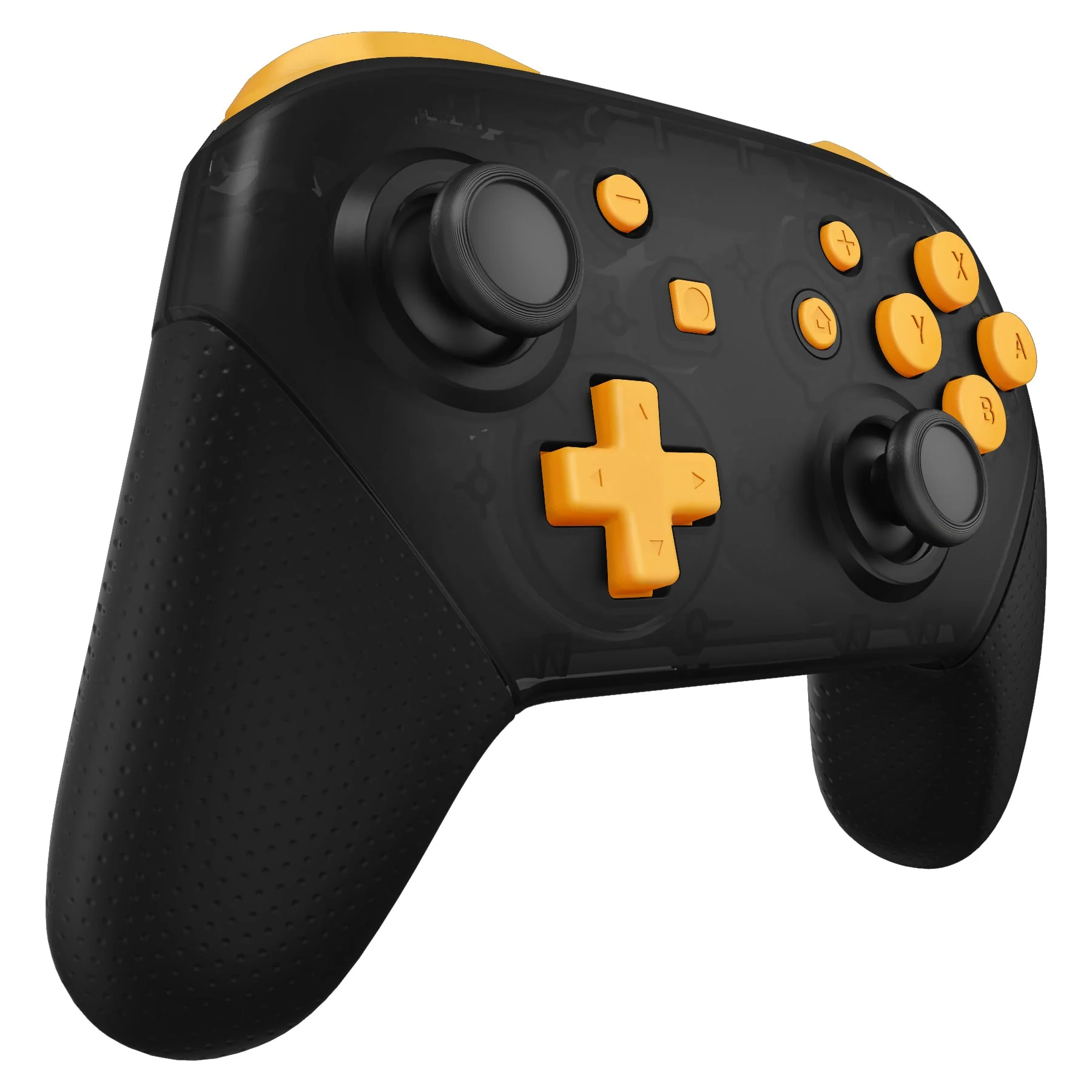 eXtremeRate DIY Replacement Full Set Buttons for Nintendo Switch Pro Controller - Caution Yellow - Image 5