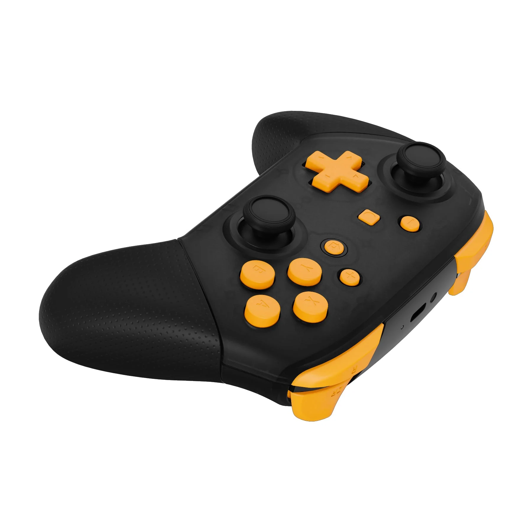 eXtremeRate DIY Replacement Full Set Buttons for Nintendo Switch Pro Controller - Caution Yellow - Image 6