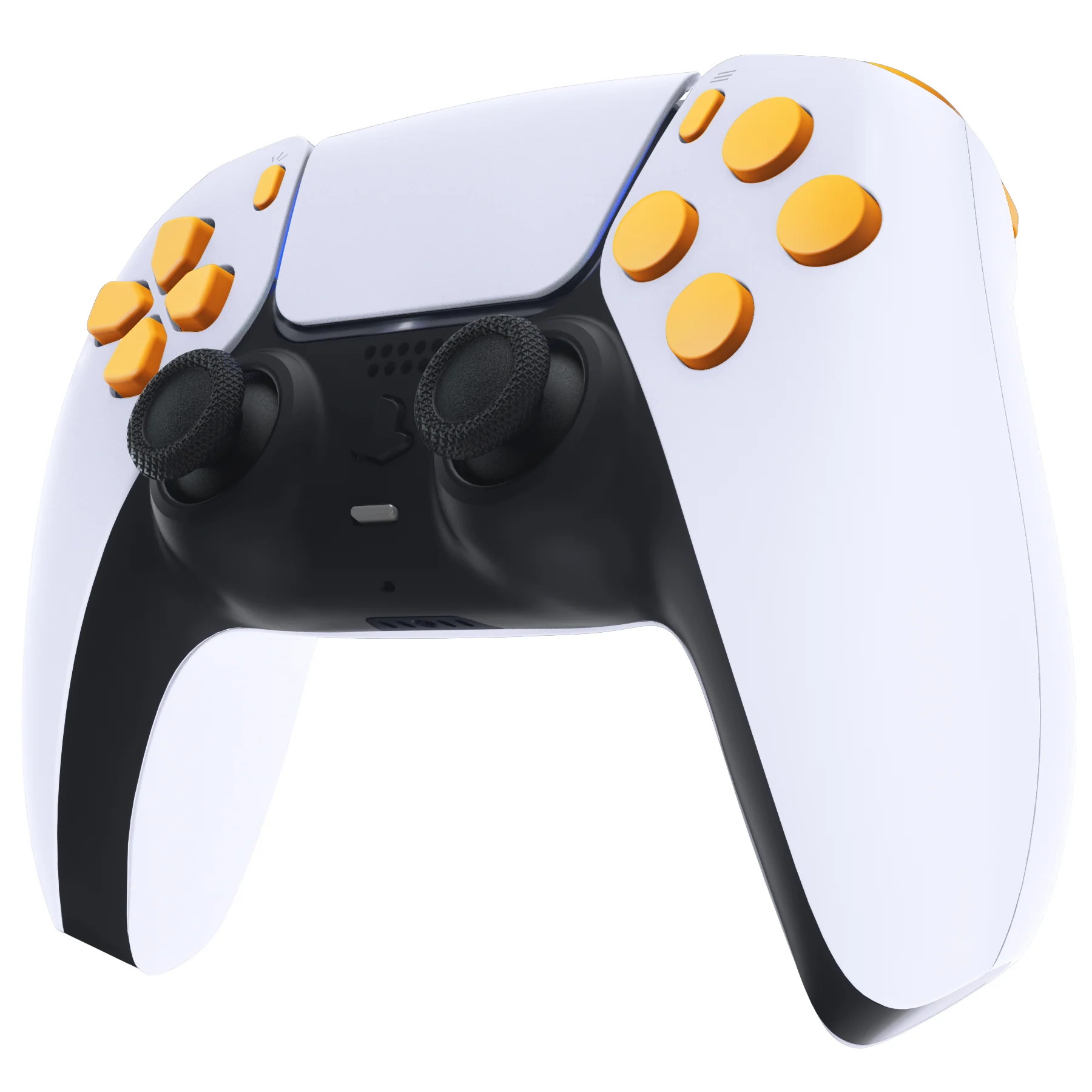 eXtremeRate Replacement Full Set Buttons Compatible with PS5 Controller BDM-030/040/050/060 - Caution Yellow - Image 5