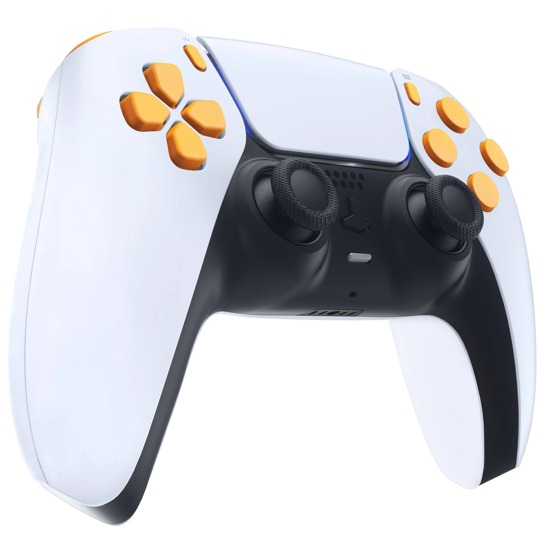 eXtremeRate Replacement Full Set Buttons Compatible with PS5 Controller BDM-030/040/050/060 - Caution Yellow - Image 6