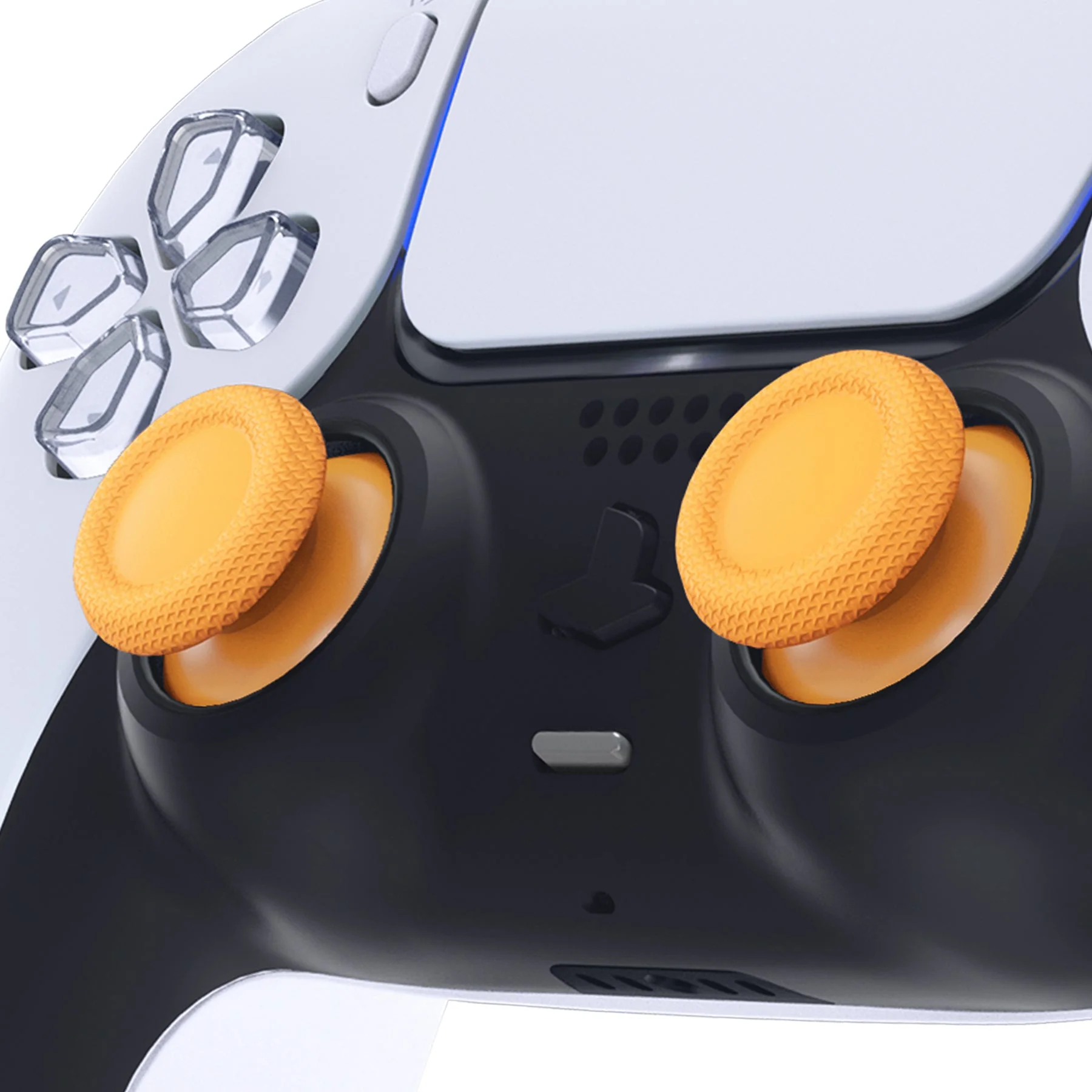 eXtremeRate Replacement Thumbsticks Analog Stick Joystick Compatible with PS5 & PS4 All Model Controller - Caution Yellow - Image 2