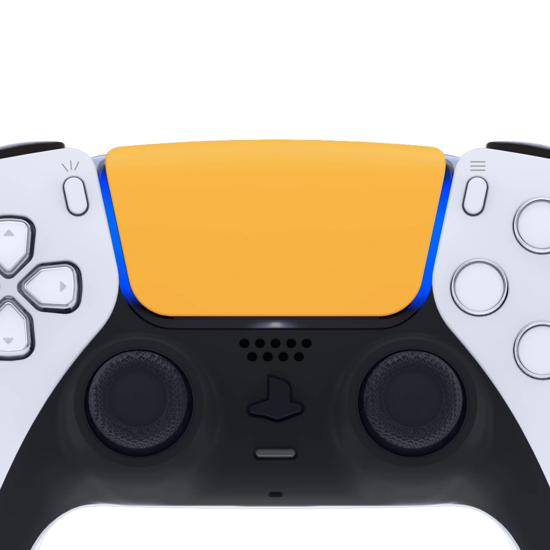 eXtremeRate Replacement Custom Touchpad Cover Compatible with PS5 Controller BDM-010/020/030/040/050/060 - Caution Yellow - Image 4