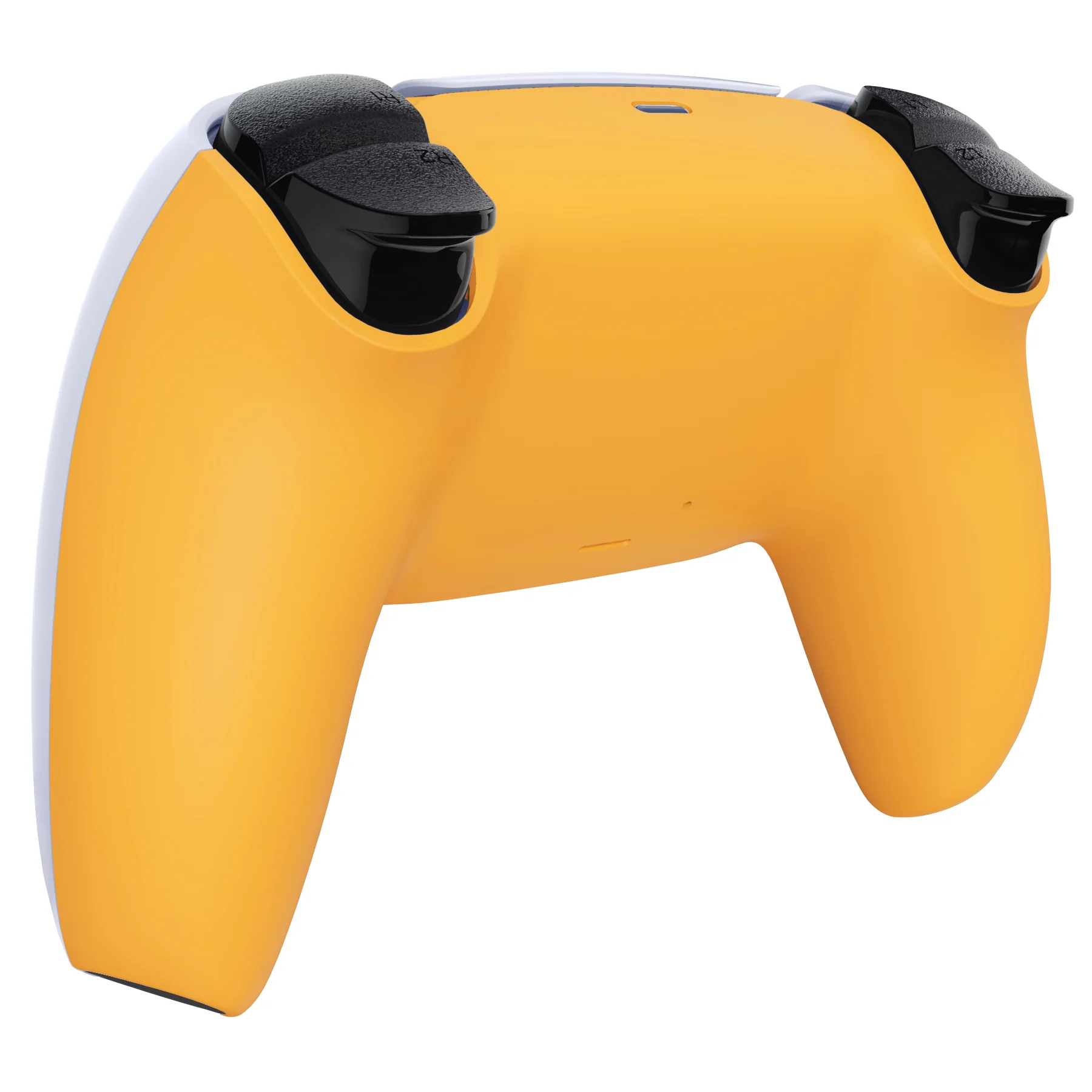 eXtremeRate Replacement Back Housing Bottom Shell Compatible with PS5 Controller BDM-010/020/030/040/050 - Caution Yellow - Image 4