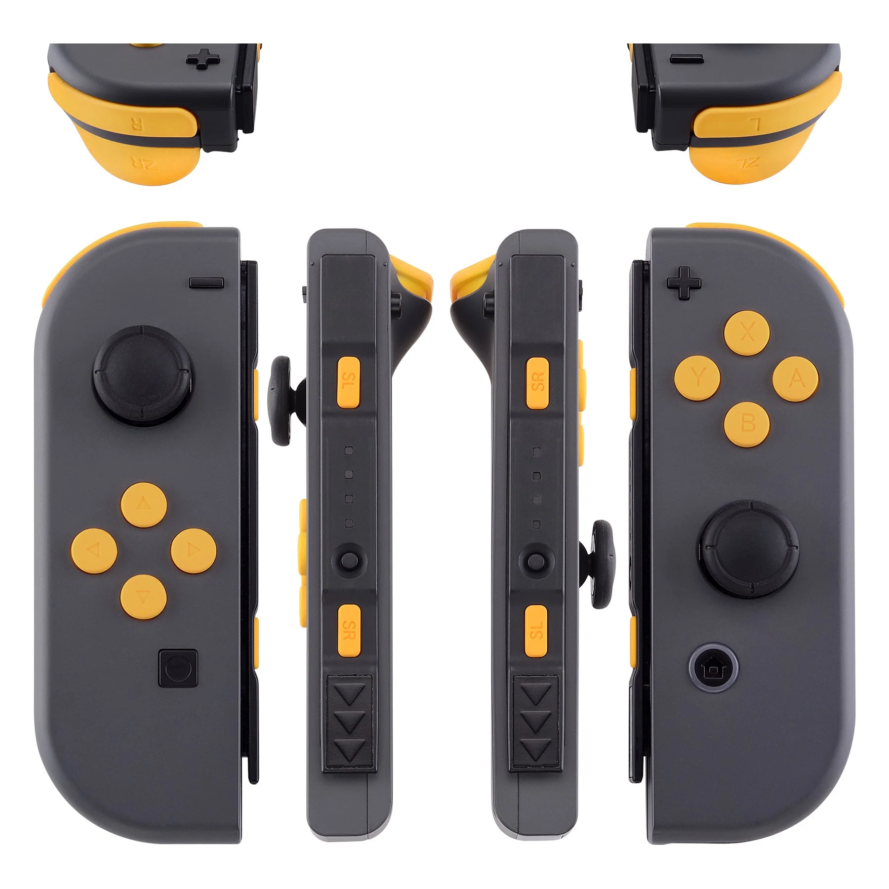 eXtremeRate Replacement Full Set Buttons for Joycon of NS Switch - Caution Yellow - Image 3