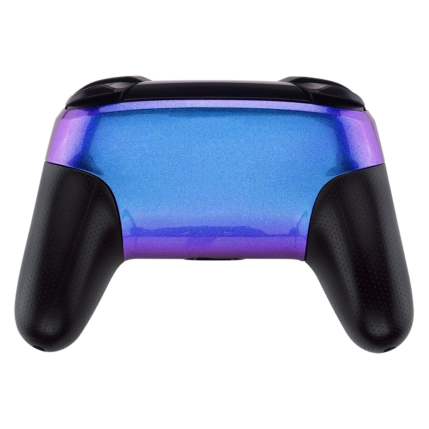 eXtremeRate Replacement Faceplate and Backplate for Nintendo Switch Pro Controller - Chameleon Purple Blue - Image 7