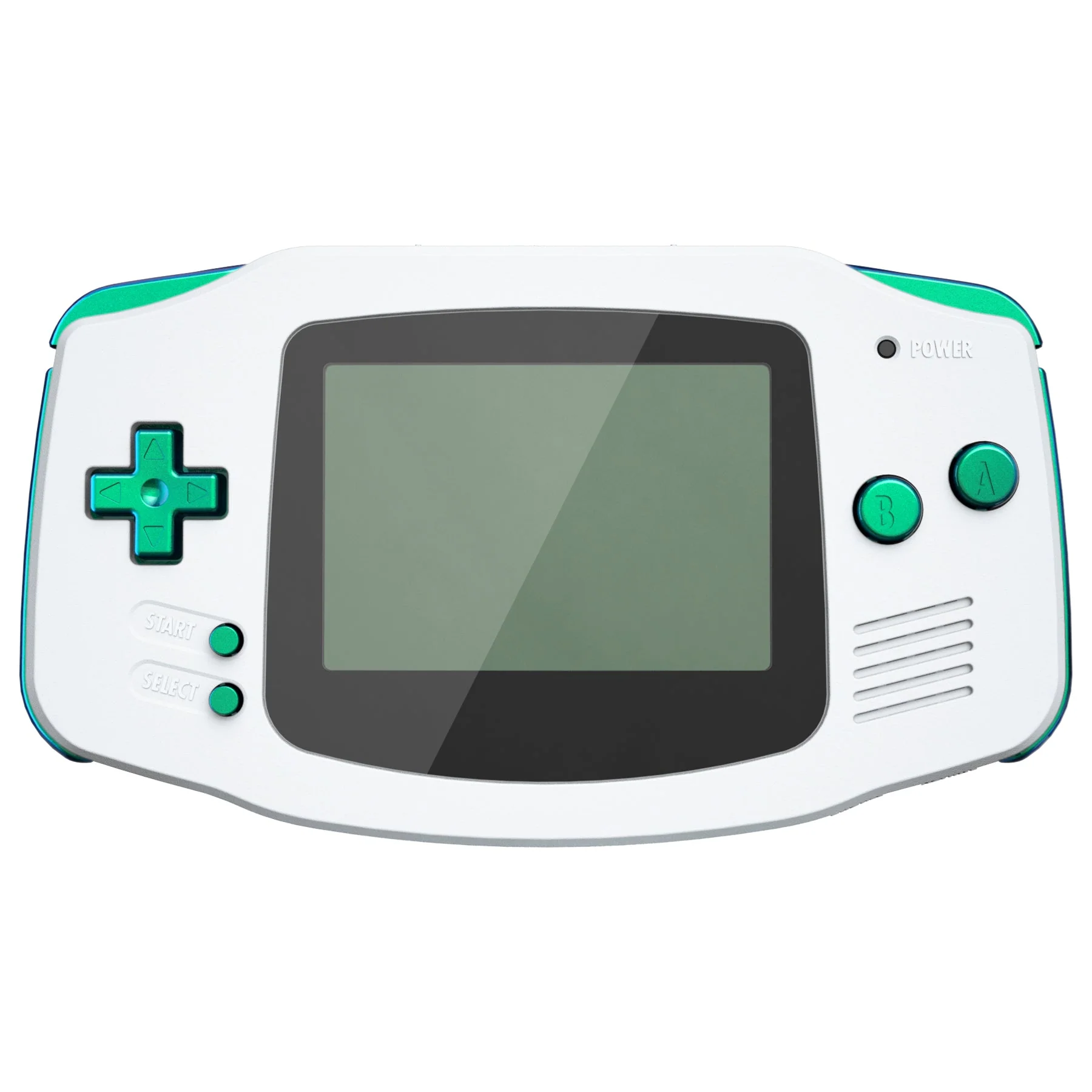 eXtremeRate GBA Replacement Full Set Buttons for Gameboy Advance - Chameleon Green Purple - Image 6