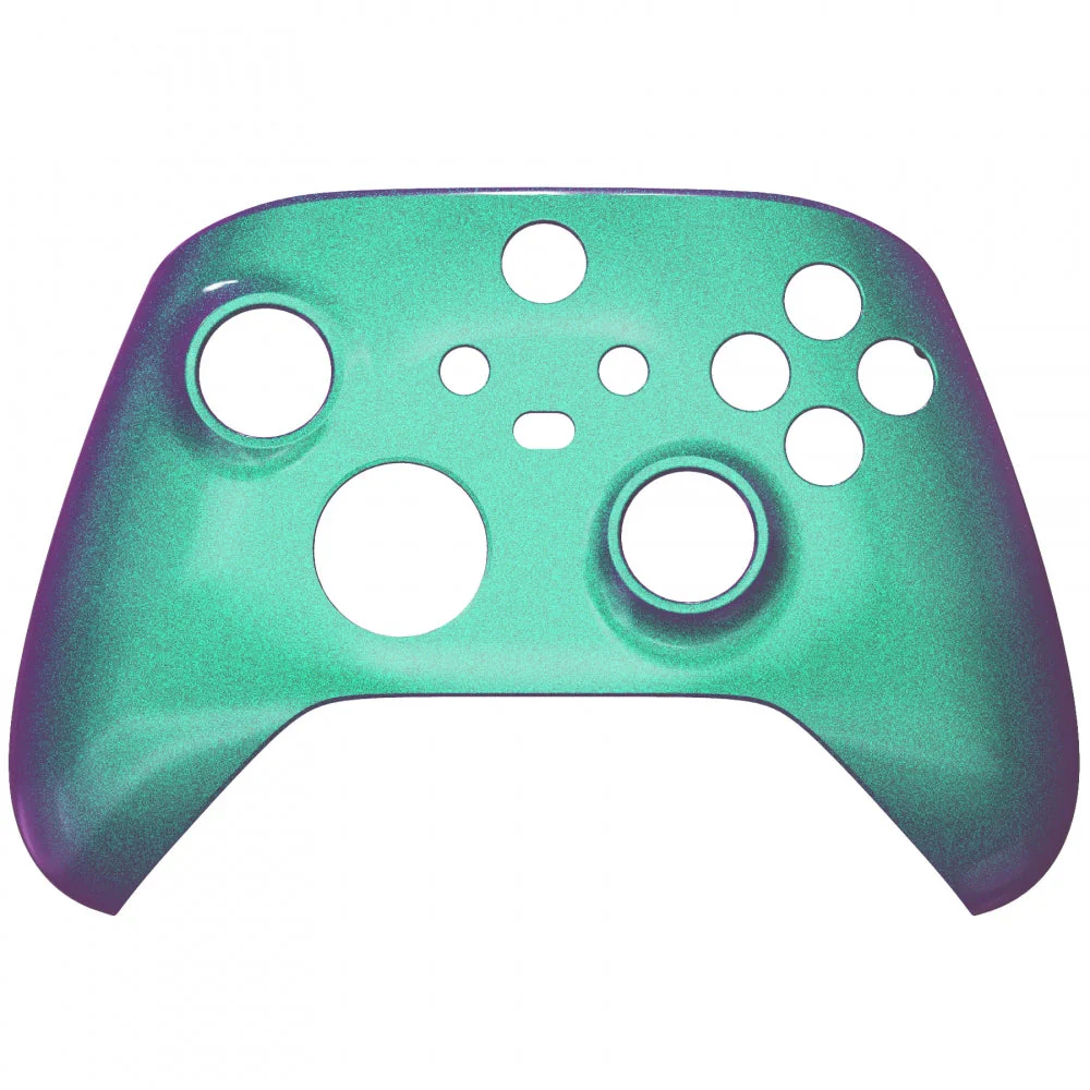 eXtremeRate Replacement Front Housing Shell for Xbox Series X & S Controller - Chameleon Green Purple - Image 8