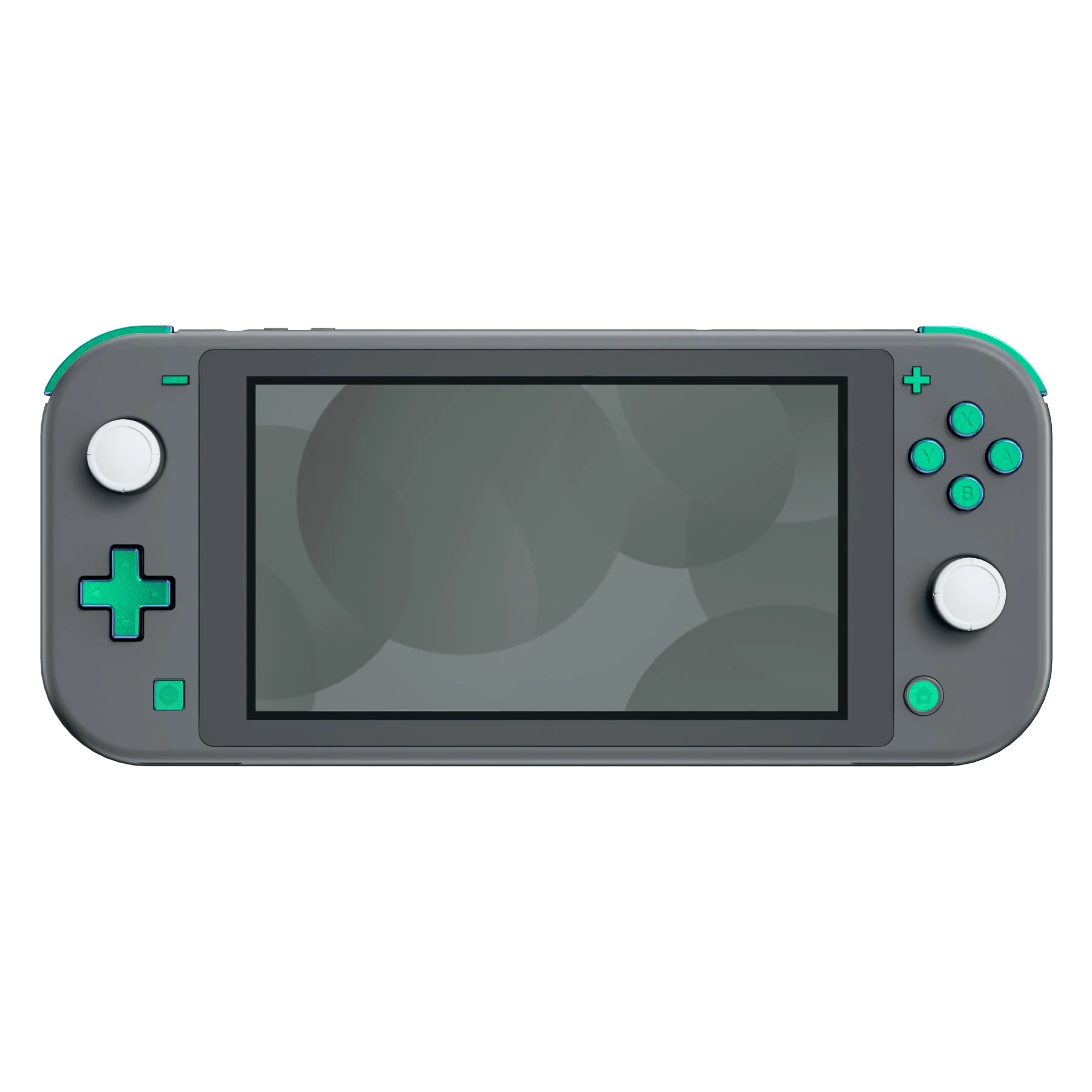 eXtremeRate Replacement Full Set Buttons for NS Switch Lite - Chameleon Green Purple - Image 4