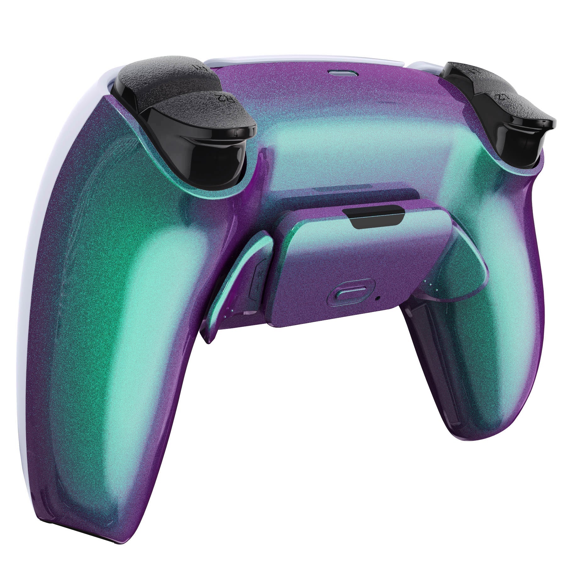eXtremeRate Remappable Rise 2.0 Remap Kit for PS5 Controller BDM-010 & BDM-020 - Chameleon Green Purple - Image 8