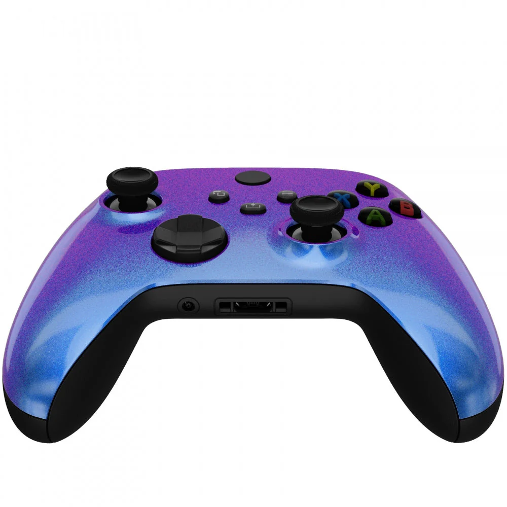 eXtremeRate Replacement Front Housing Shell for Xbox Series X & S Controller - Chameleon Purple Blue - Image 7