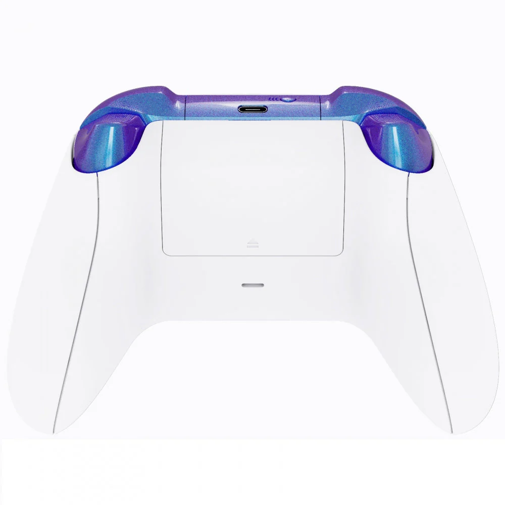 eXtremeRate Replacement Full Set Buttons for Xbox Series X & S Controller - Chameleon Purple Blue - Image 7