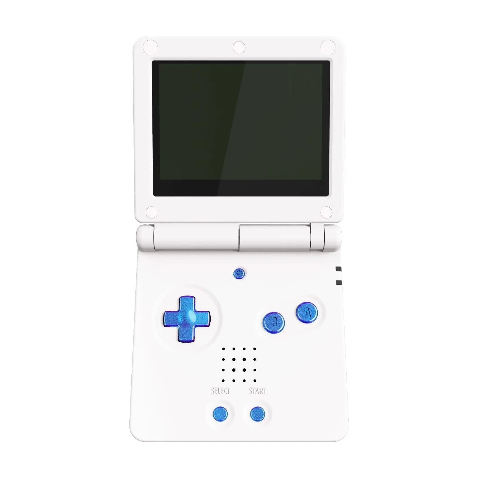 eXtremeRate Custom Replacement Full Set Buttons for Gameboy Advance SP GBA SP Console - Chameleon Purple Blue - Image 5