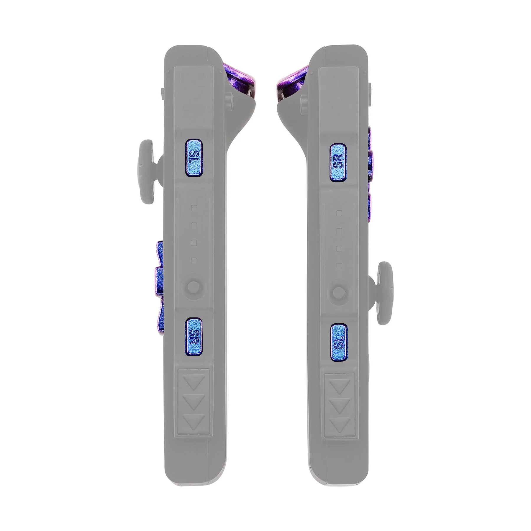 eXtremeRate Dpad Version Replacement Full Set Buttons for Joycon of Switch (D-pad ONLY Fits for eXtremeRate D-pad Shell for Joycon) - Chameleon Purple Blue - Image 8