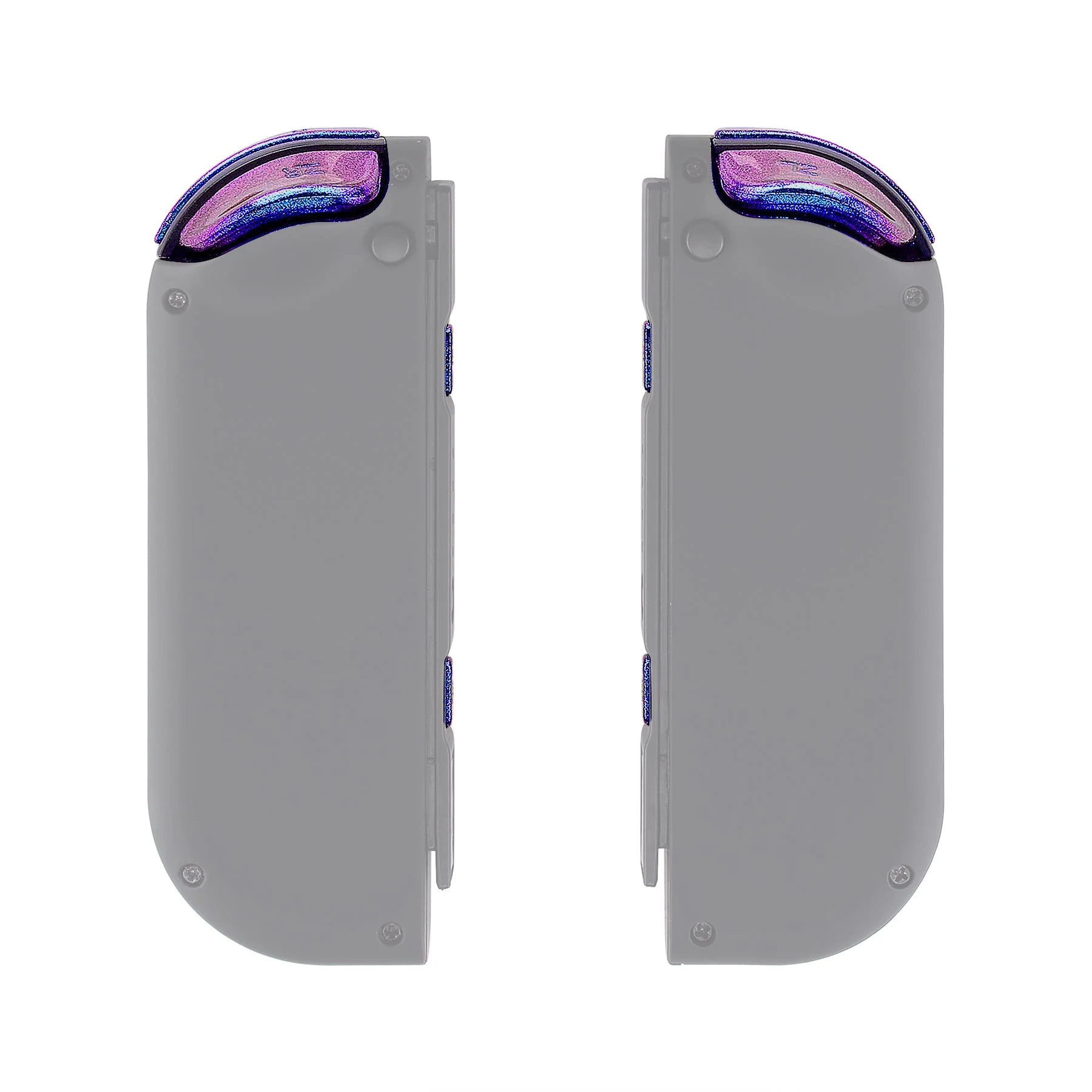 eXtremeRate Dpad Version Replacement Full Set Buttons for Joycon of Switch (D-pad ONLY Fits for eXtremeRate D-pad Shell for Joycon) - Chameleon Purple Blue - Image 9