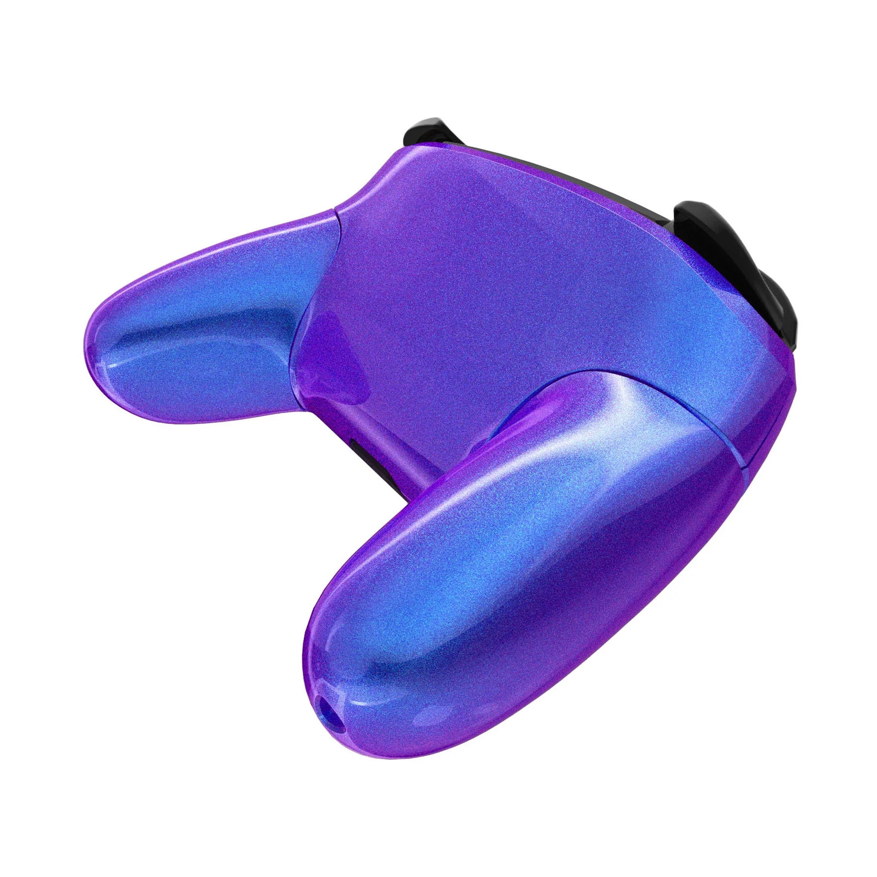 eXtremeRate Octagonal Gated Sticks Design Replacement Full Set Shell Faceplate Backplate Handles for Nintendo Switch Pro - Chameleon Purple Blue - Image 10