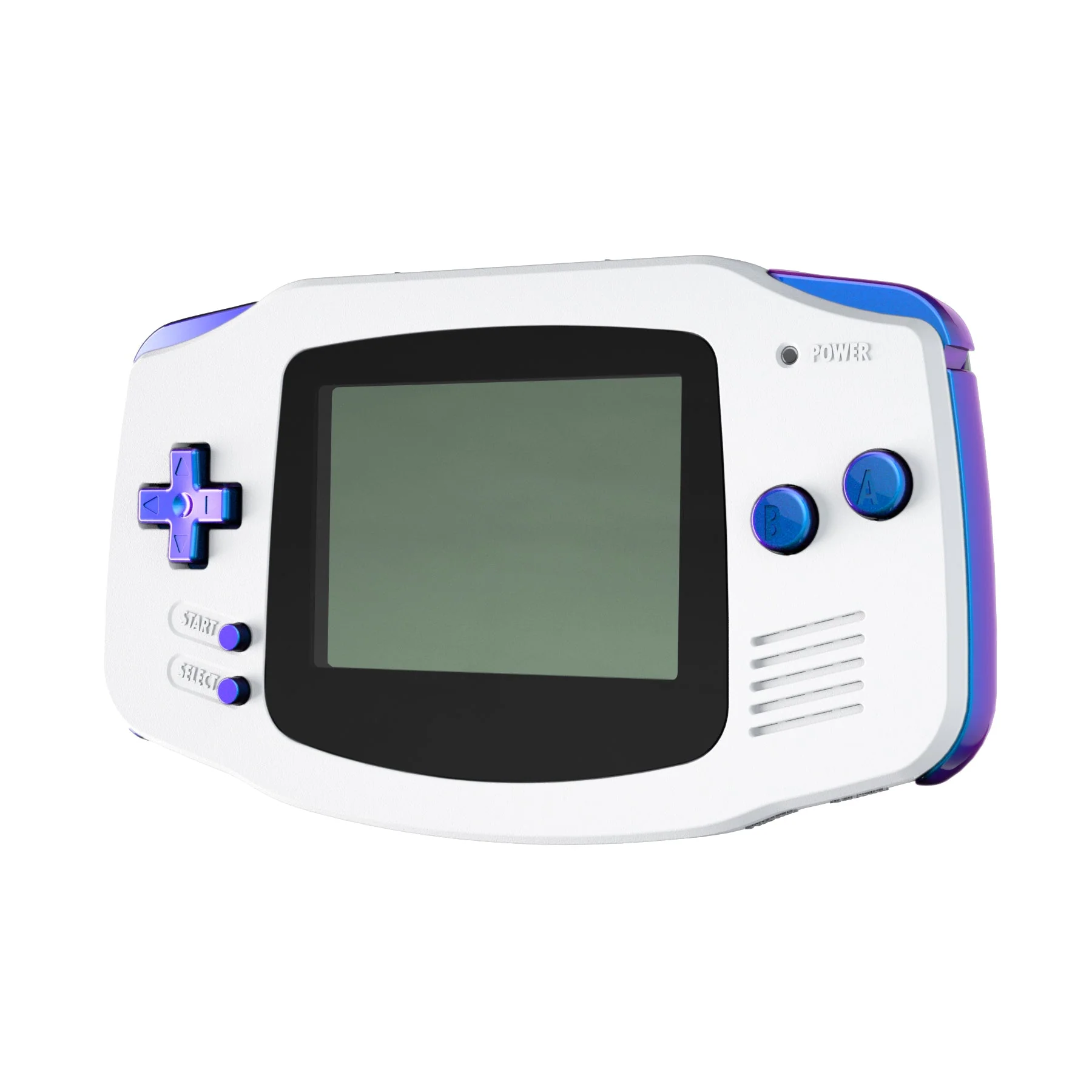 eXtremeRate GBA Replacement Full Set Buttons for Gameboy Advance - Chameleon Purple Blue - Image 4