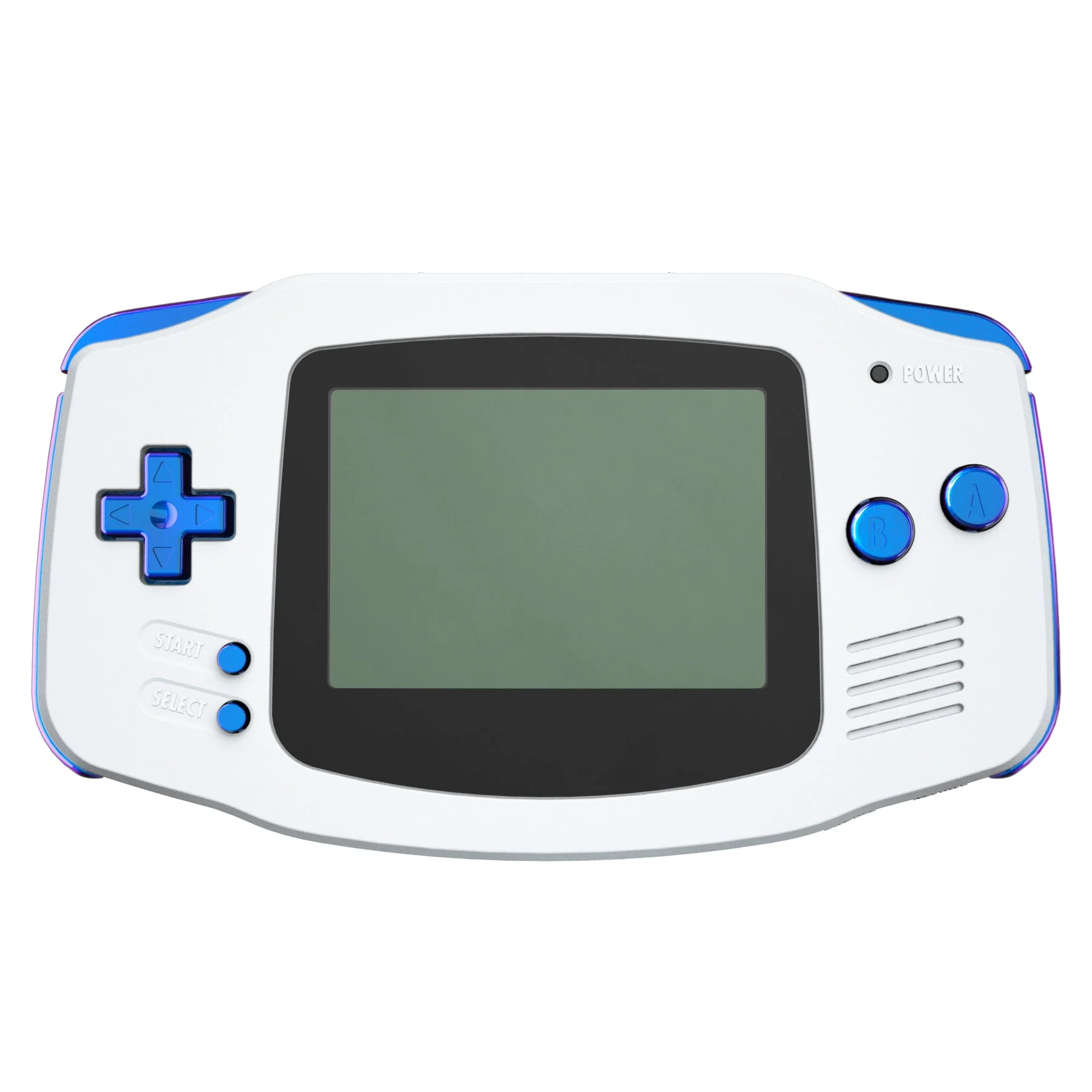 eXtremeRate GBA Replacement Full Set Buttons for Gameboy Advance - Chameleon Purple Blue - Image 6