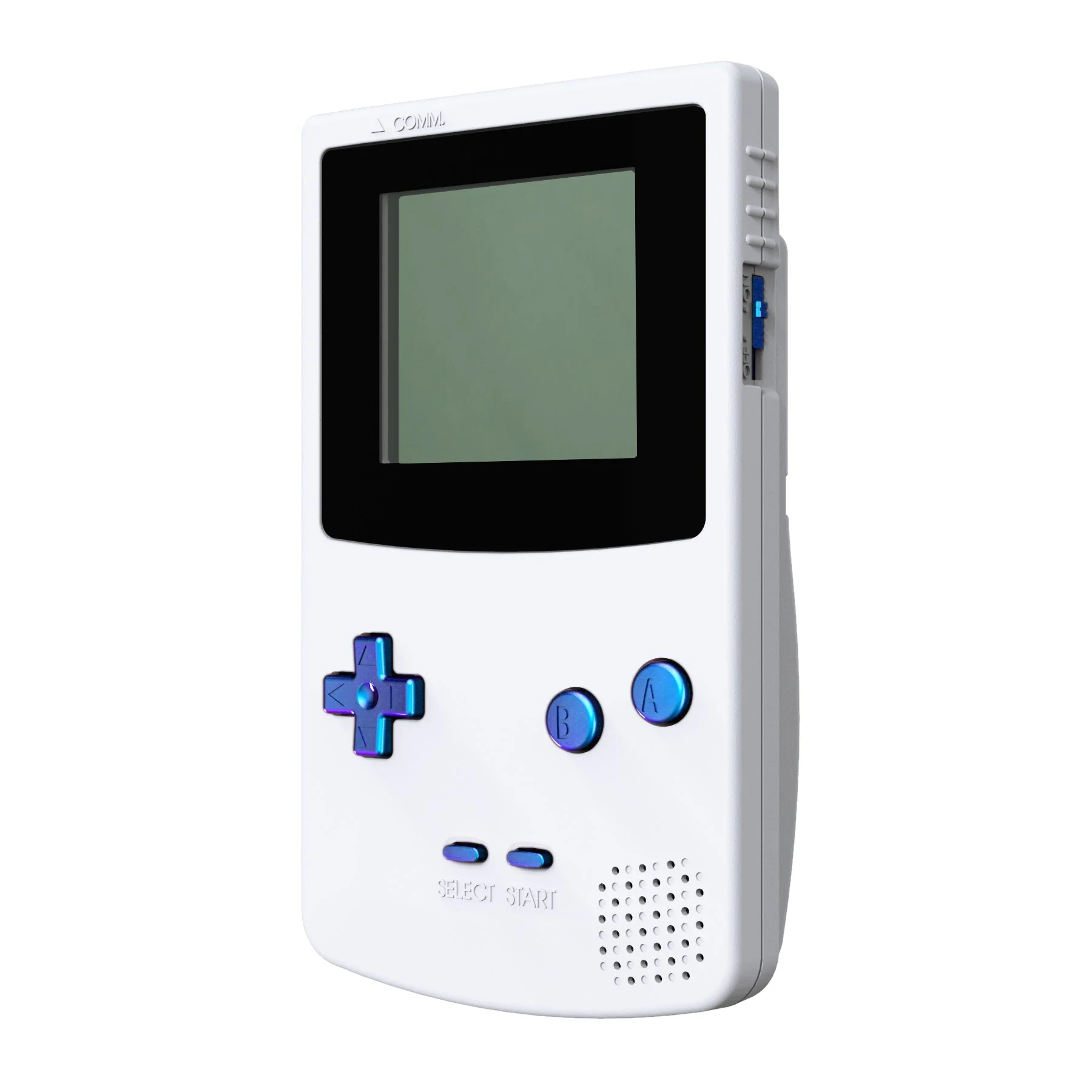 eXtremeRate Replacement Full Set Buttons for Gameboy Color GBC - Chameleon Purple Blue - Image 3