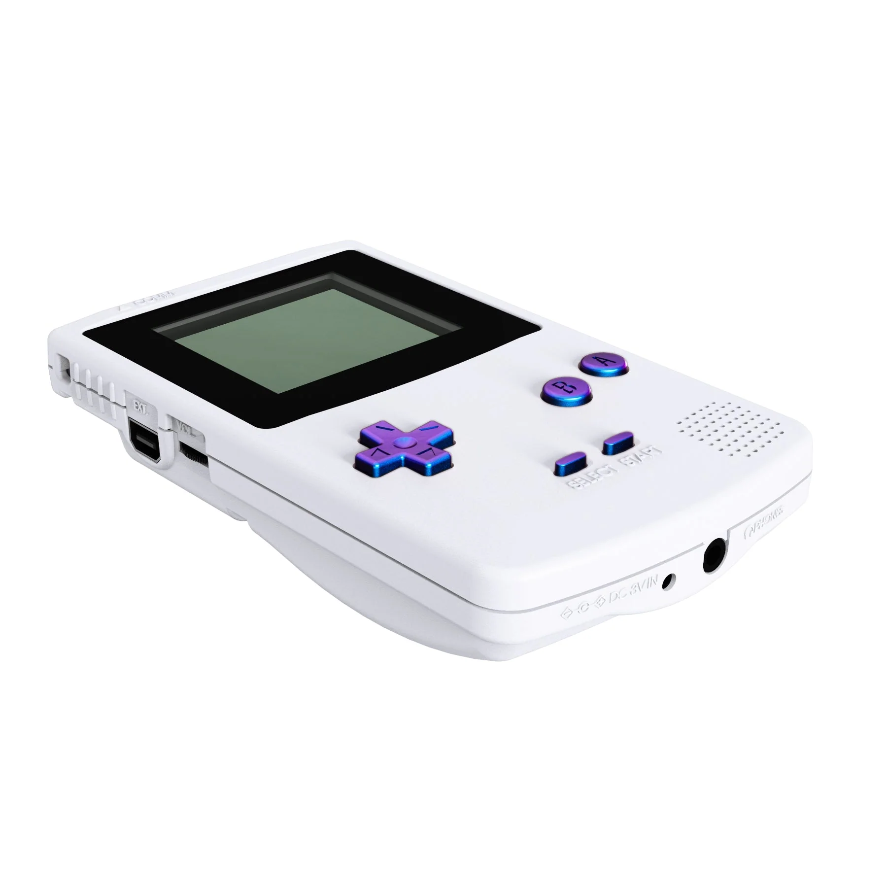 eXtremeRate Replacement Full Set Buttons for Gameboy Color GBC - Chameleon Purple Blue - Image 5