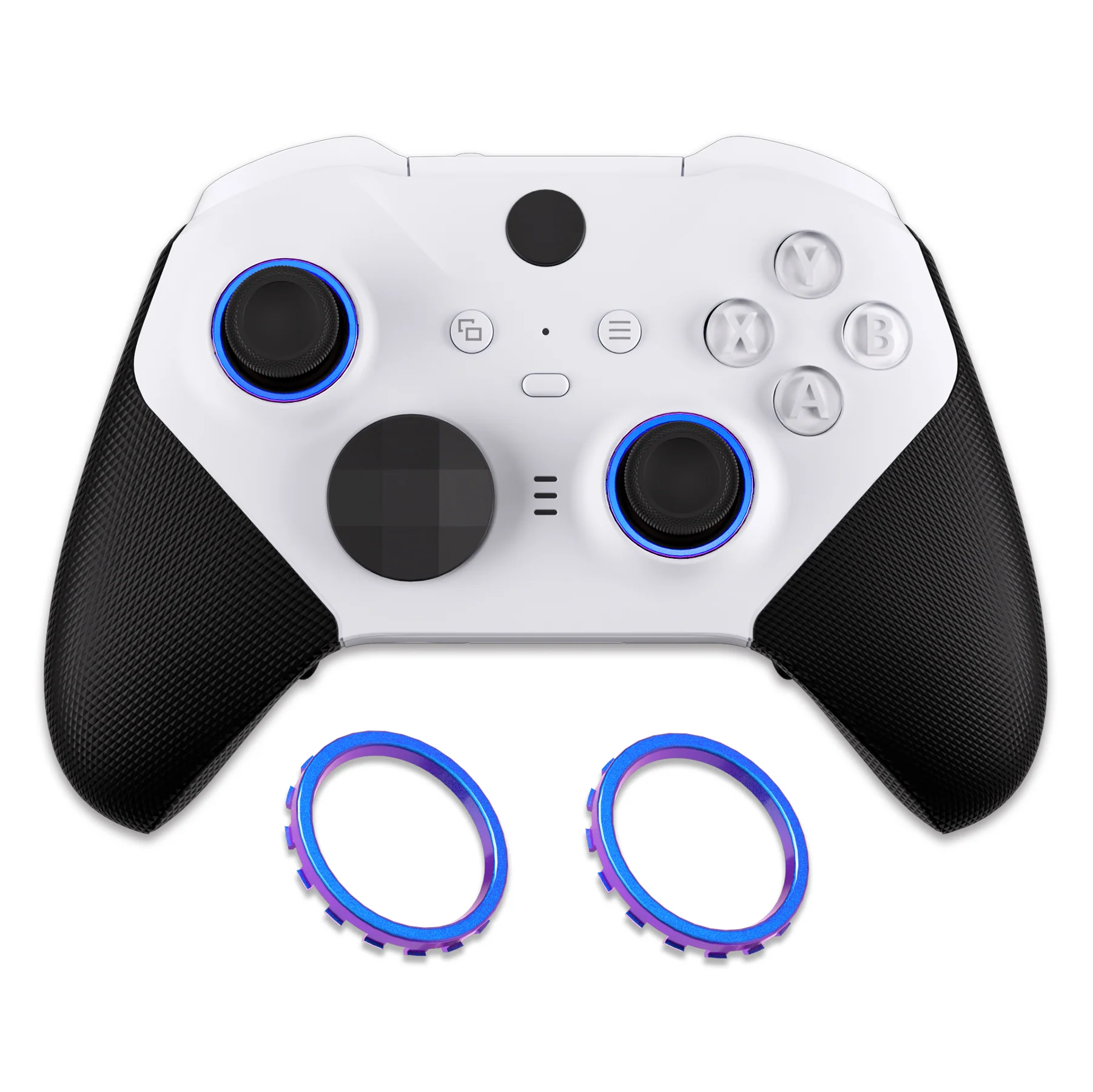 eXtremeRate Custom Accent Rings for Xbox Elite Series 2 Core & for Elite Series 2 & for Xbox One Elite Controller, Compatible with eXtremeRate ASR Version Shell for Xbox Series X/S Controller - Chameleon Purple Blue - Image 4