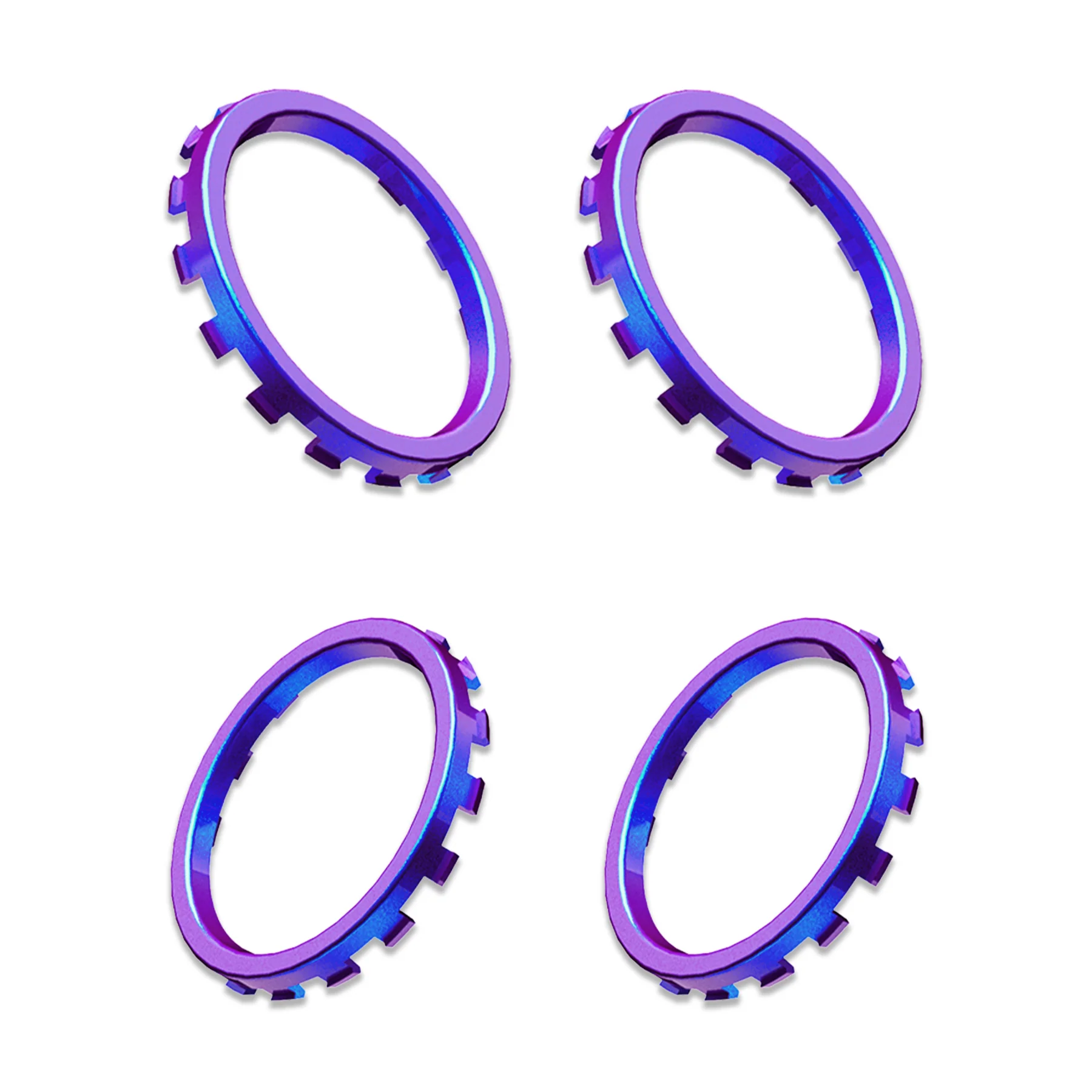 eXtremeRate Custom Accent Rings for Xbox Elite Series 2 Core & for Elite Series 2 & for Xbox One Elite Controller, Compatible with eXtremeRate ASR Version Shell for Xbox Series X/S Controller - Chameleon Purple Blue - Image 8