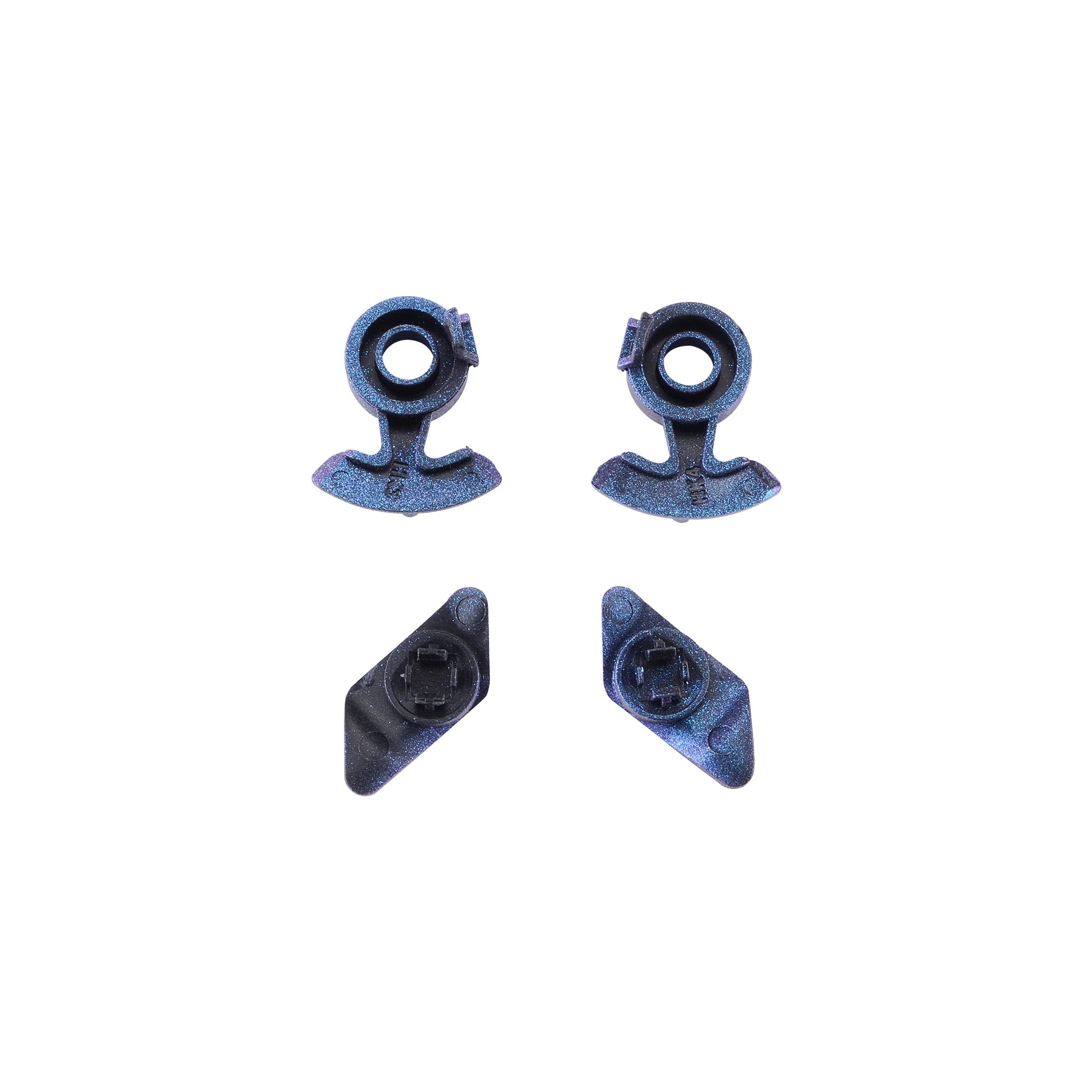 eXtremeRate Replacement Redesigned Back Buttons HK3 HK4 Trigger lock K1 K2 Paddles for eXtremeRate LOFTY Remap & Trigger Stop Kit, Compatible with Xbox One X & S Controller - Chameleon Purple Blue - Image 7