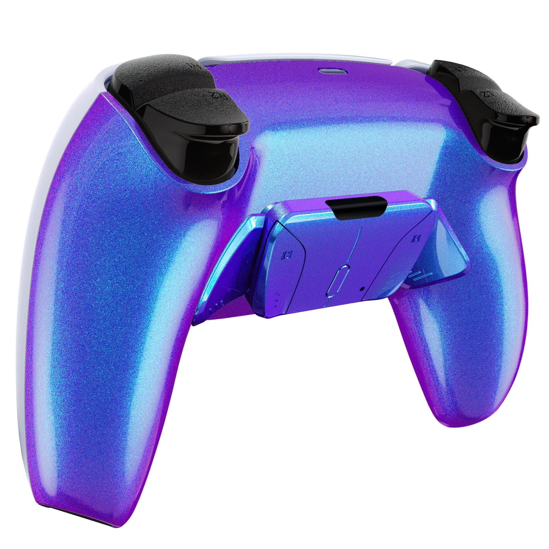 eXtremeRate Remappable RISE4 Remap Kit for PS5 Controller BDM-010/020 - Chameleon Purple Blue - Image 8