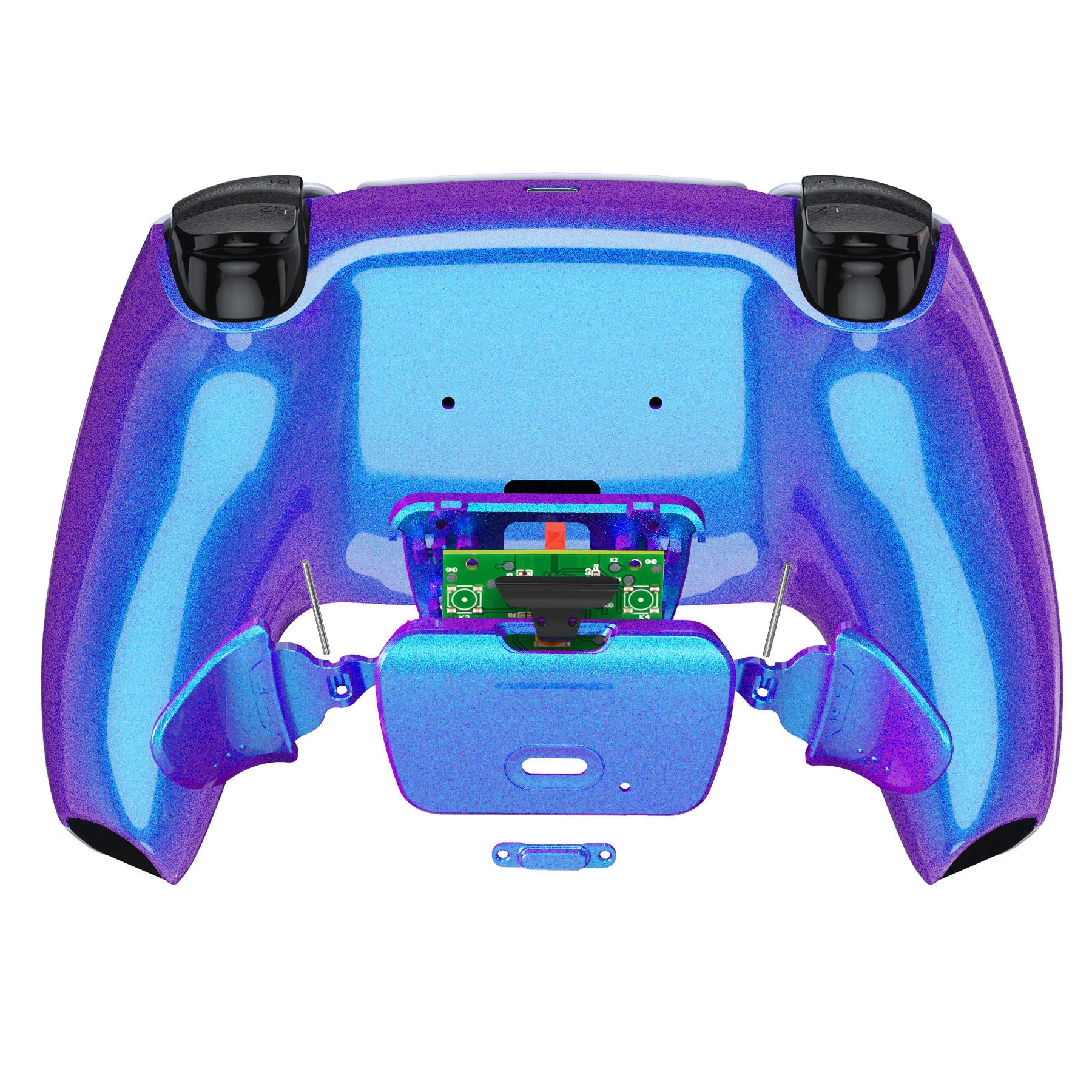 eXtremeRate Remappable Rise 2.0 Remap Kit for PS5 Controller BDM-010 & BDM-020 - Chameleon Purple Blue - Image 6