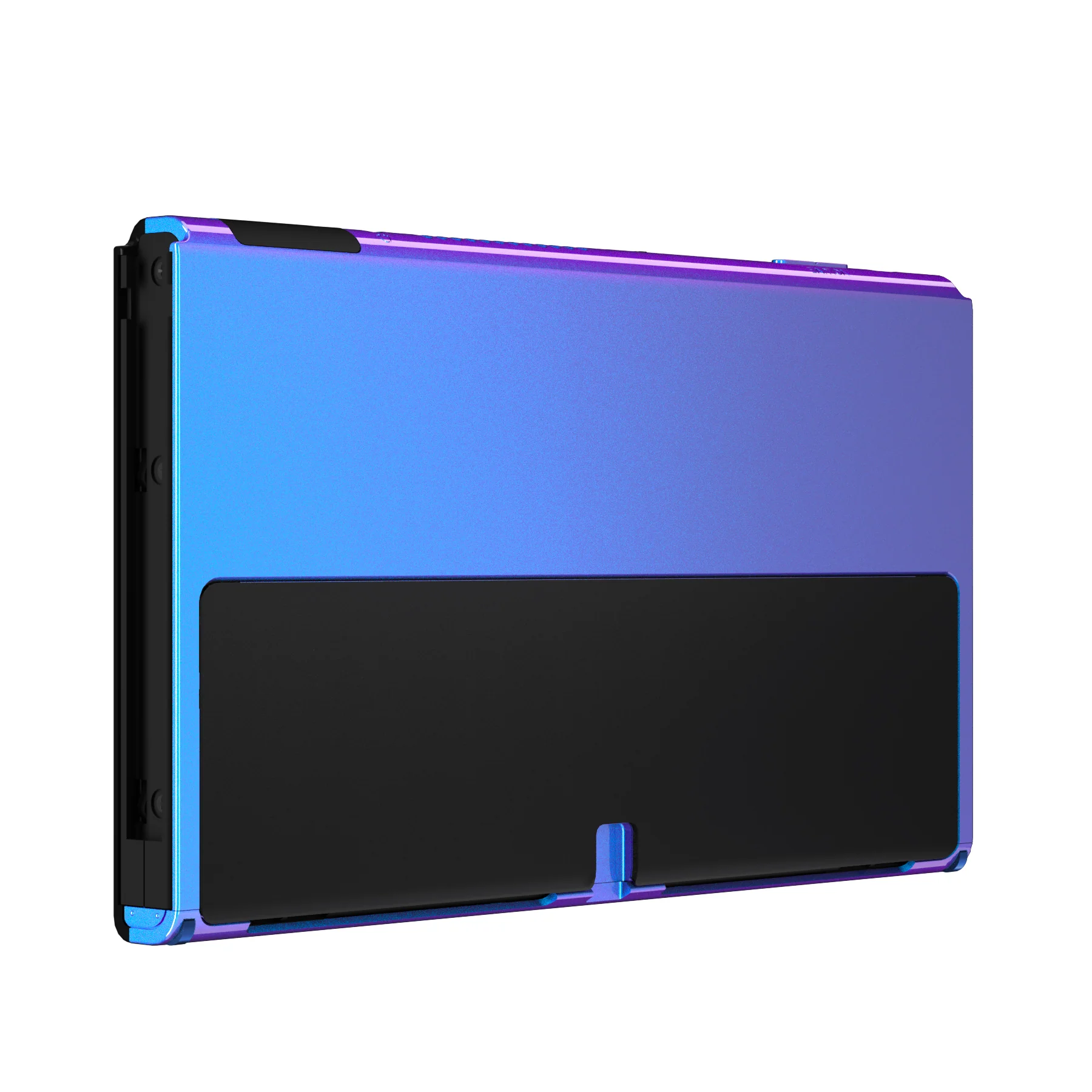eXtremeRate Replacement Back Plate for Nintendo Switch OLED Console - Chameleon Purple Blue - Image 5