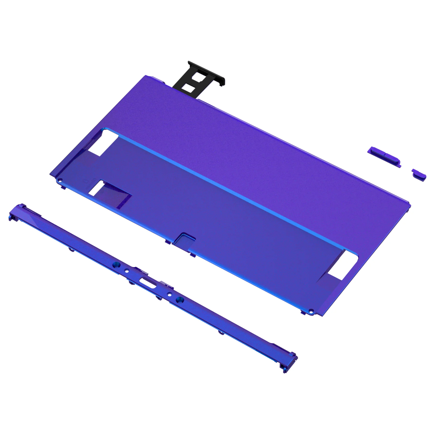 eXtremeRate Replacement Back Plate for Nintendo Switch OLED Console - Chameleon Purple Blue - Image 8