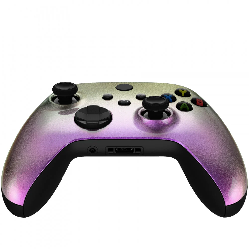 eXtremeRate Replacement Front Housing Shell for Xbox Series X & S Controller - Chameleon Gold Red - Image 7